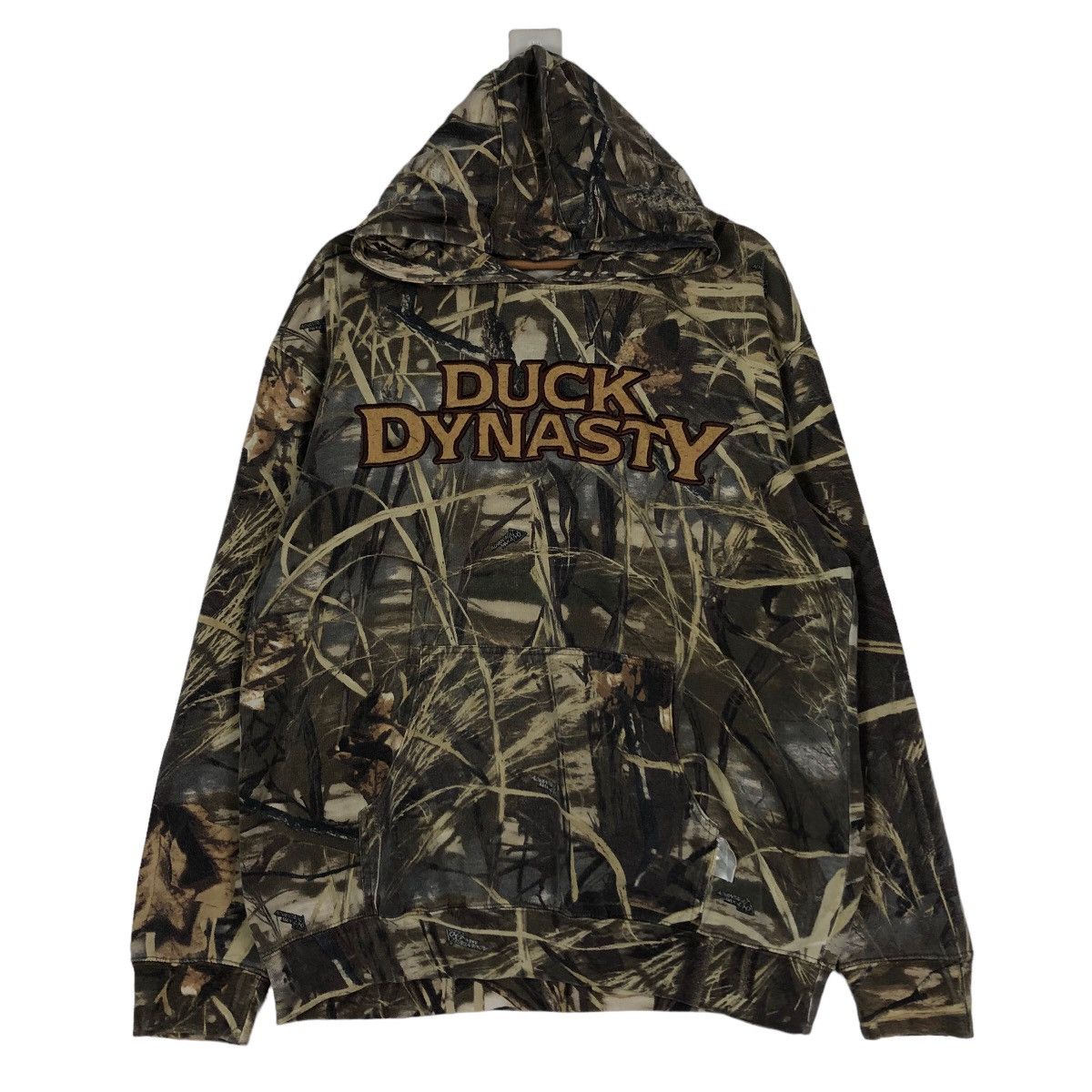 🔥VINTAGE MOVIE DUCK DYNASTY HOODIE CAMOUFLAGE BIG LOGO