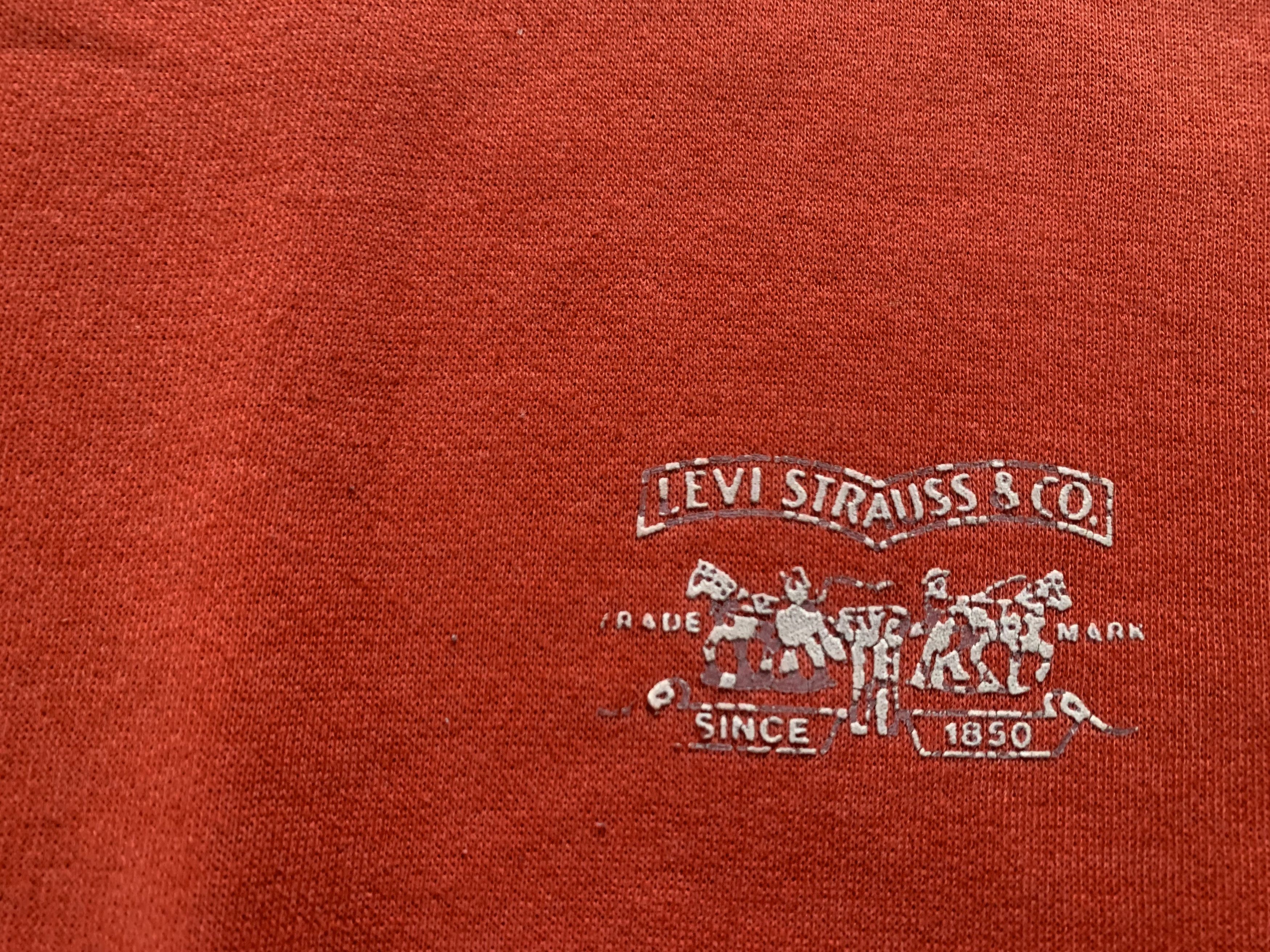 Levi's Rare Vintage Levi's Crewneck Logo Sweatshirt 80's Size US S / EU 44-46 / 1 - 6 Thumbnail