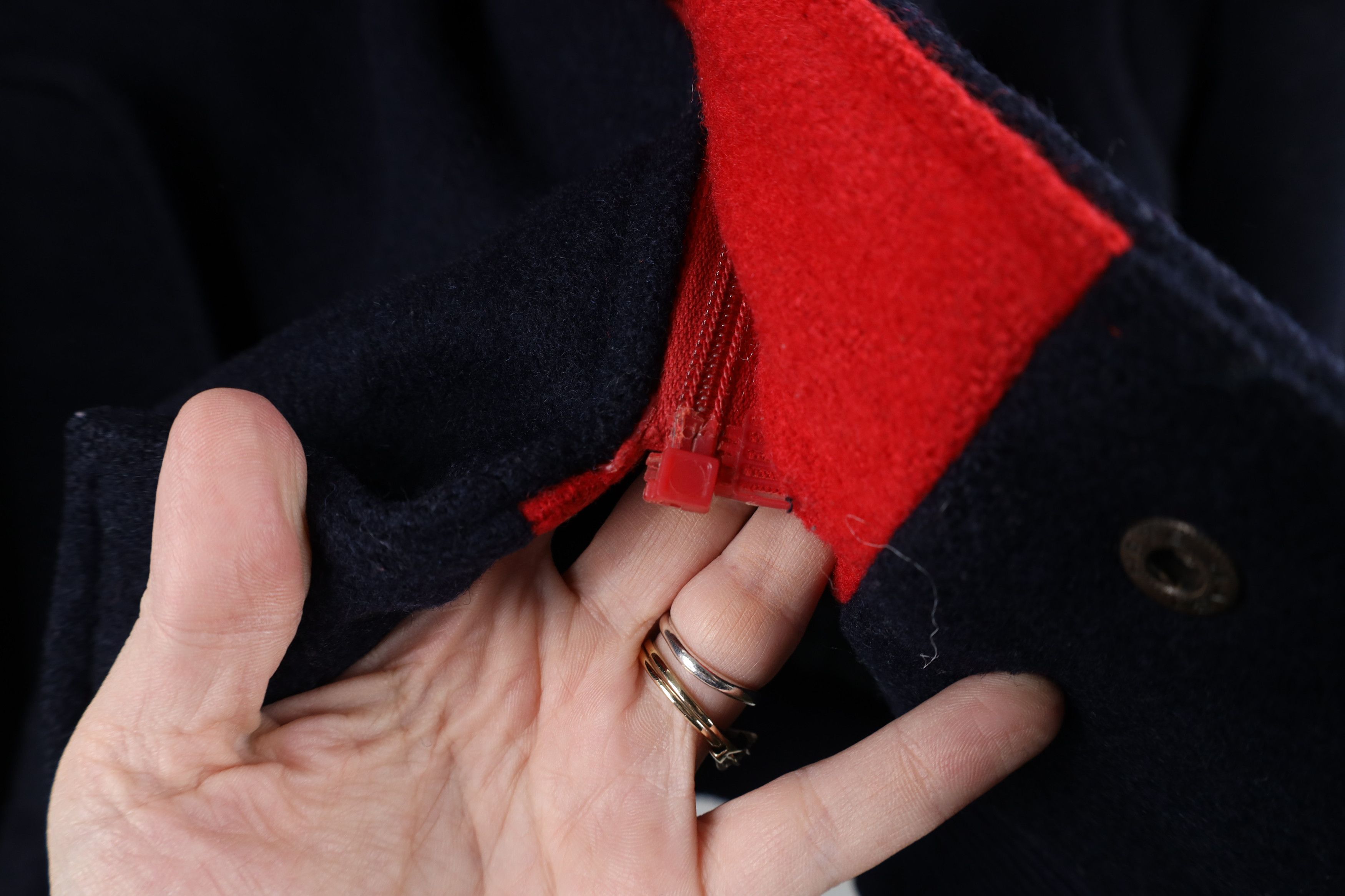 Vintage Vintage 70s 80s Streetwear Heavyweight Wool Bomber Jacket Size US XXL / EU 58 / 5 - 4 Thumbnail