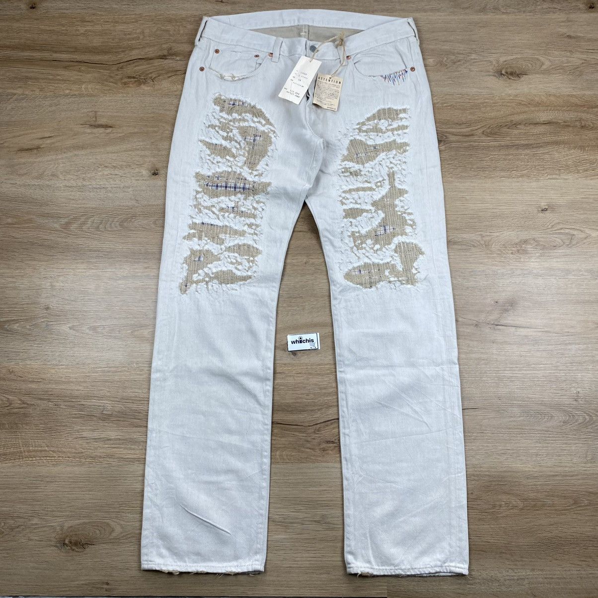 Kapital Rare eternal sashiko patch like kapital pants Size US 34 / EU 50 - 1 Thumbnail