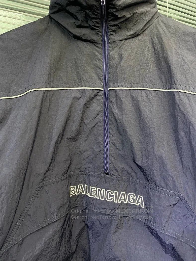 Balenciaga Balenciaga Half-Zip Embroidered Logo Jacket. Size US L / EU 52-54 / 3 - 5 Thumbnail