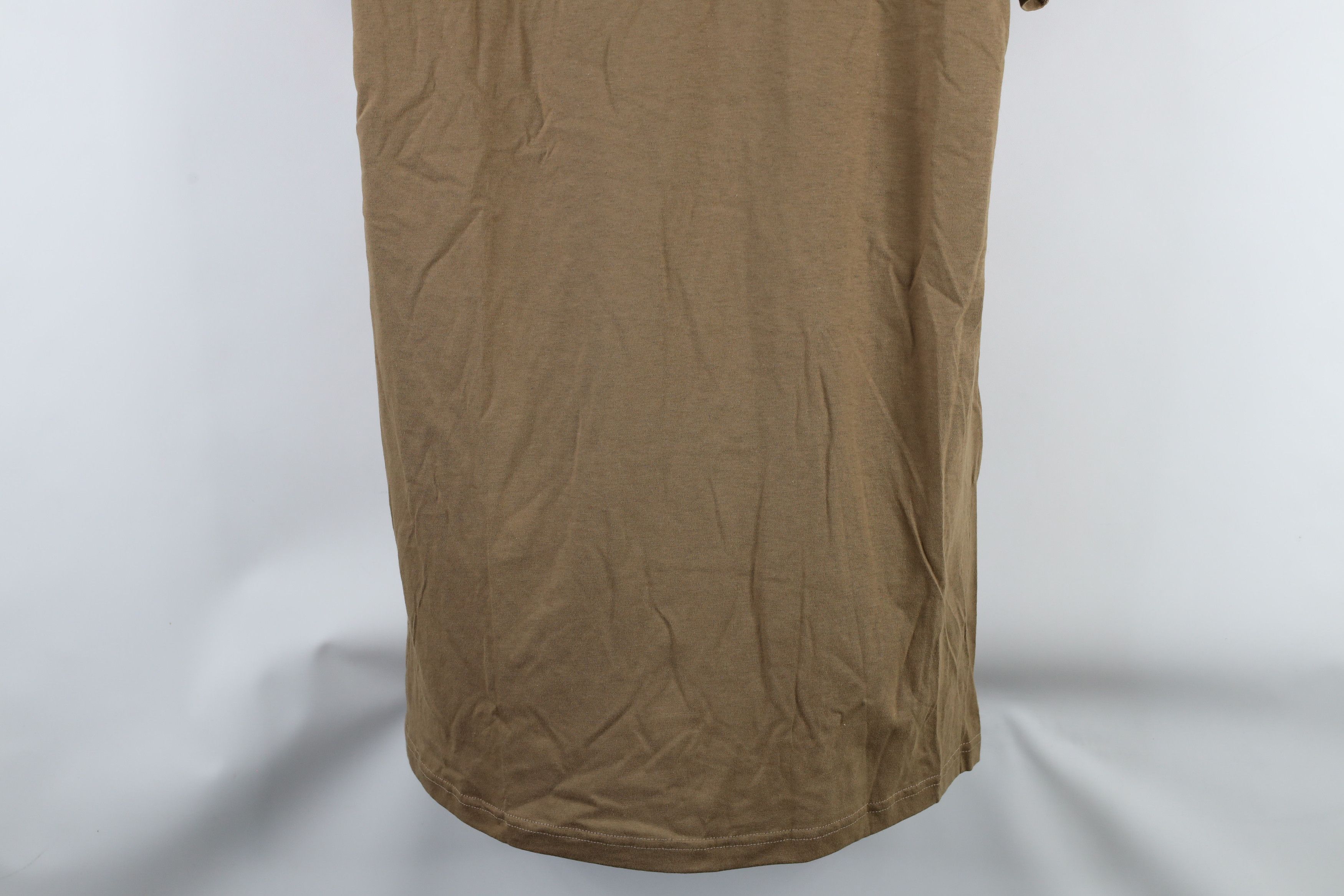 Vintage Vintage 90s Streetwear Short Sleeve T-Shirt Brown Cotton USA Size US L / EU 52-54 / 3 - 3 Thumbnail