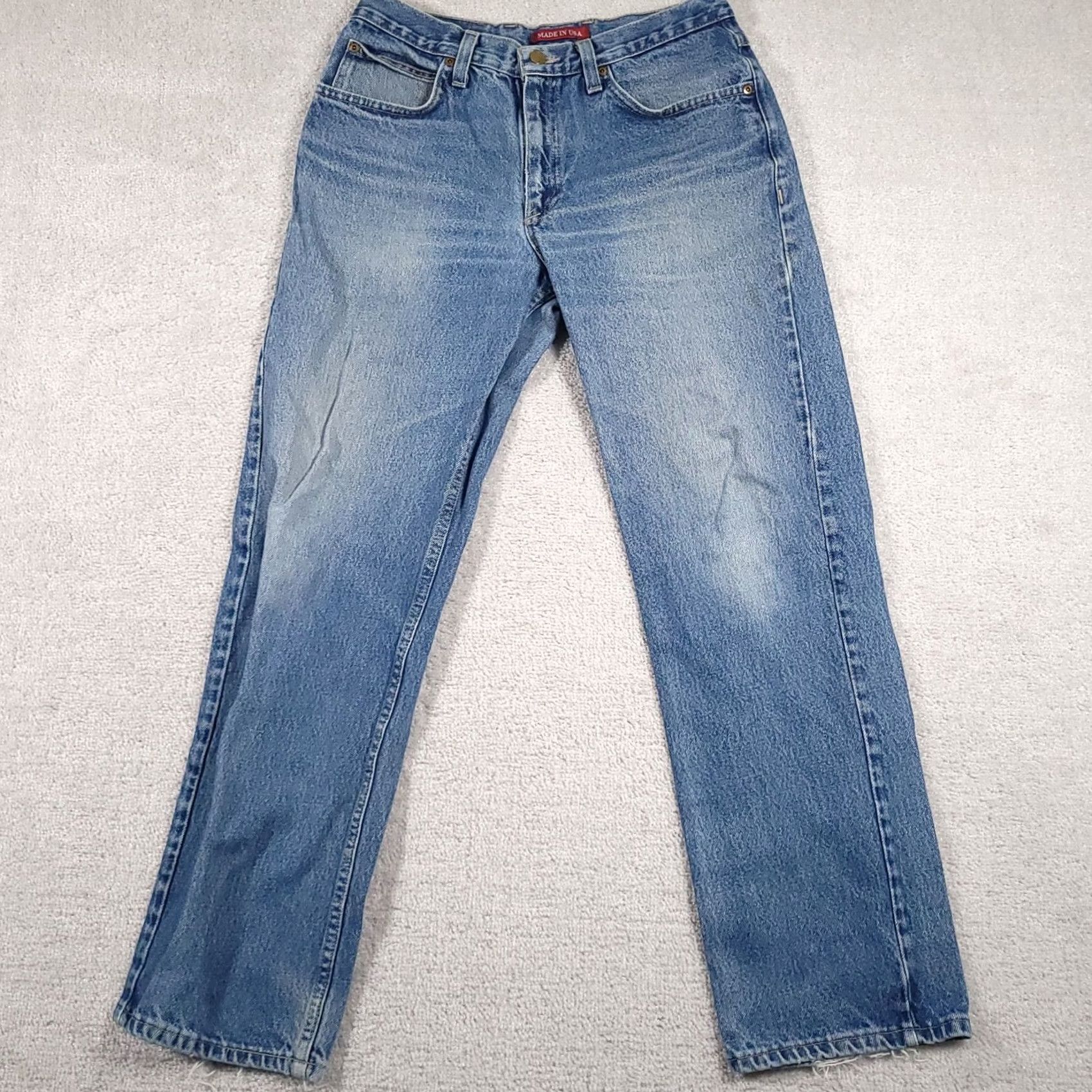 Vintage Vtg Ely Cattleman Jeans Mens 32X30 Denim Straight Leg USA Jeans Shirt Pants Mens National USA Styles Size US 34 / EU 50 - 2 Thumbnail