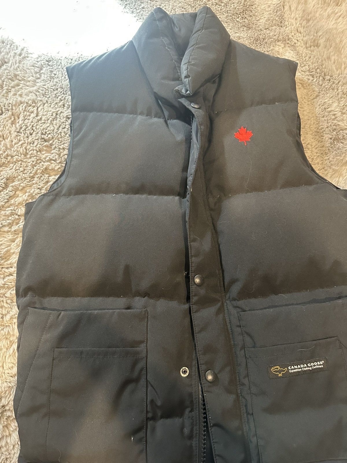 Canada Goose Vintage Canada Goose Freestyle Down Vest Black Made inCanada Size US M / EU 48-50 / 2 - 1 Thumbnail