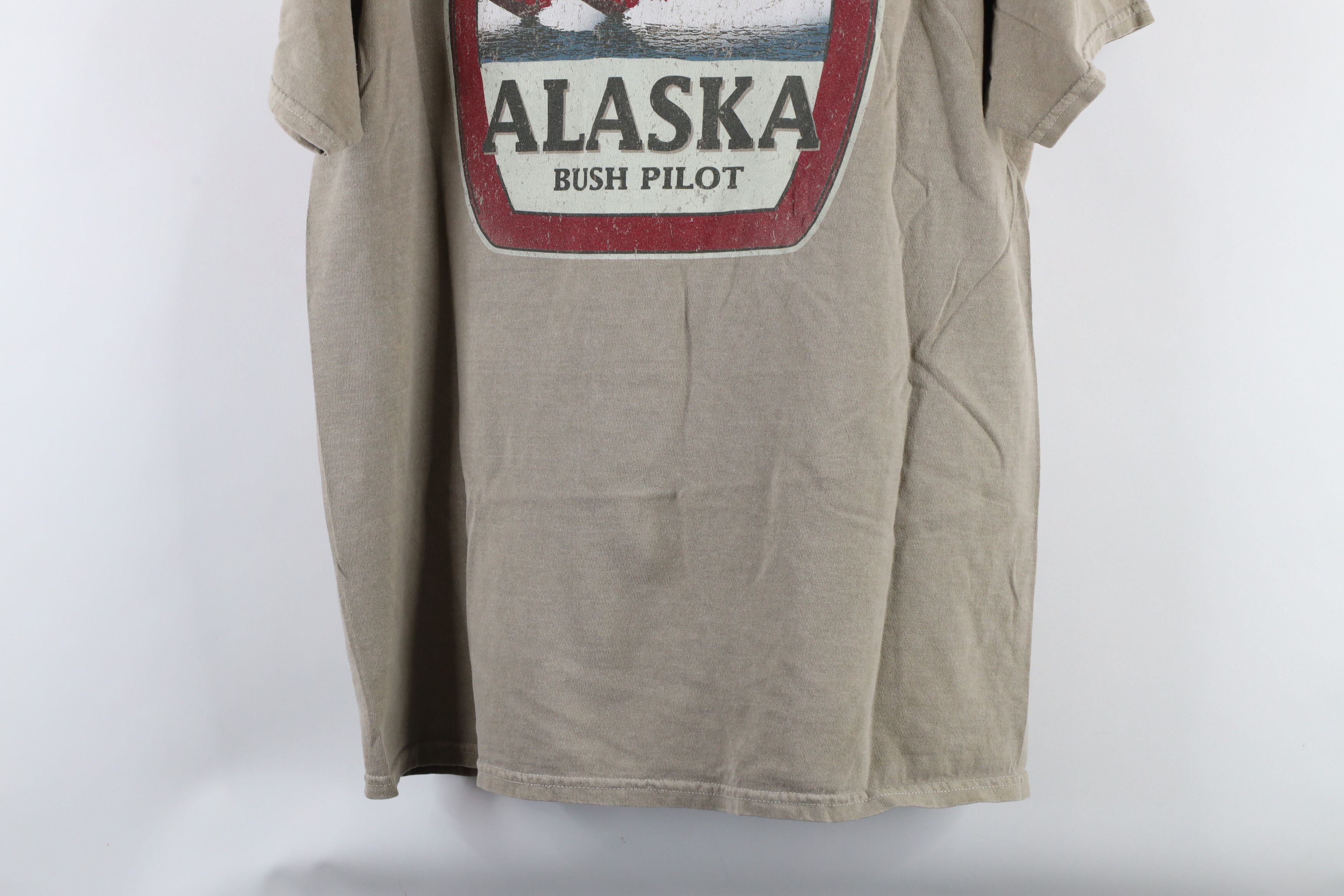 Vintage Vintage Streetwear Pigment Dye Alaska Bush Pilot T-Shirt Size US L / EU 52-54 / 3 - 11 Thumbnail