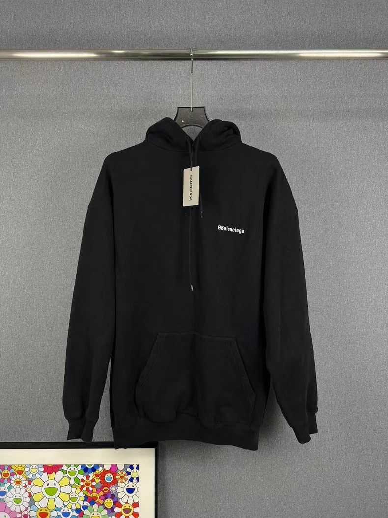 Balenciaga Balenciaga Double B embroidered LOGO hoodie 2501-Nextarrow Size US XS / EU 42 / 0 - 1 Thumbnail