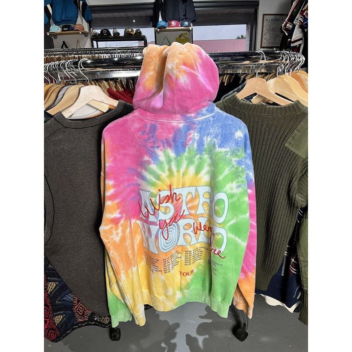 Astroworld tie dye sweatshirt on sale