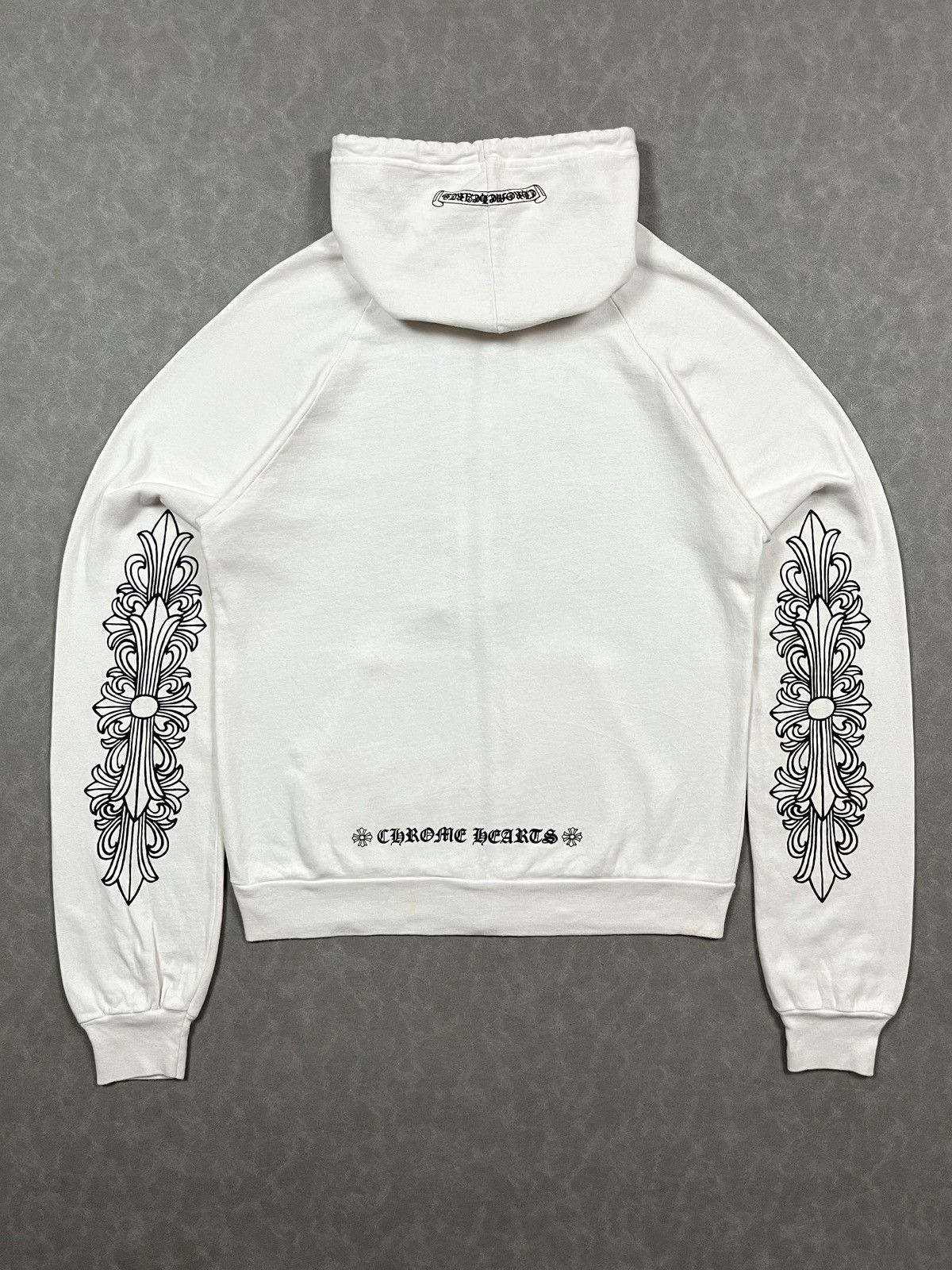 90s Chrome Hearts zip hoodie