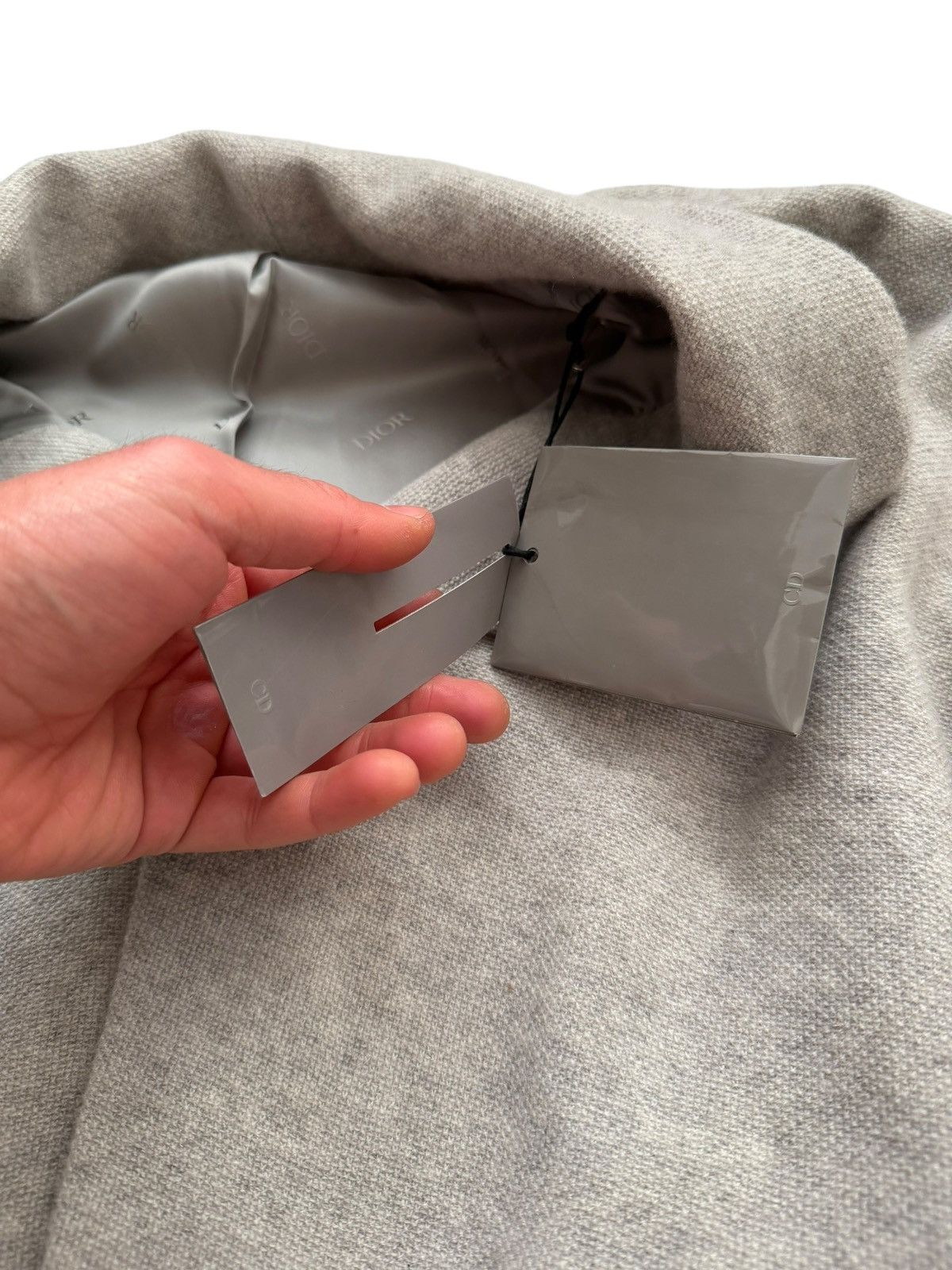 Dior $4000 Cashmere Cropped Ruched Collar Jacket Size US XL / EU 56 / 4 - 8 Thumbnail