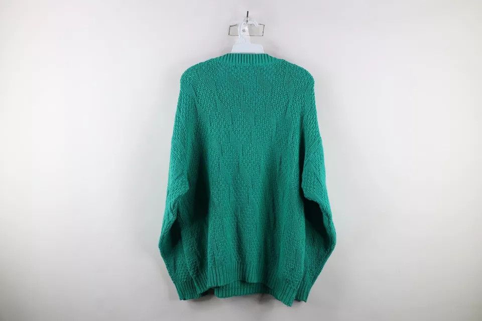 Vintage Vintage 90s Streetwear Textured Knit Crewneck Sweater USA Size US L / EU 52-54 / 3 - 8 Thumbnail