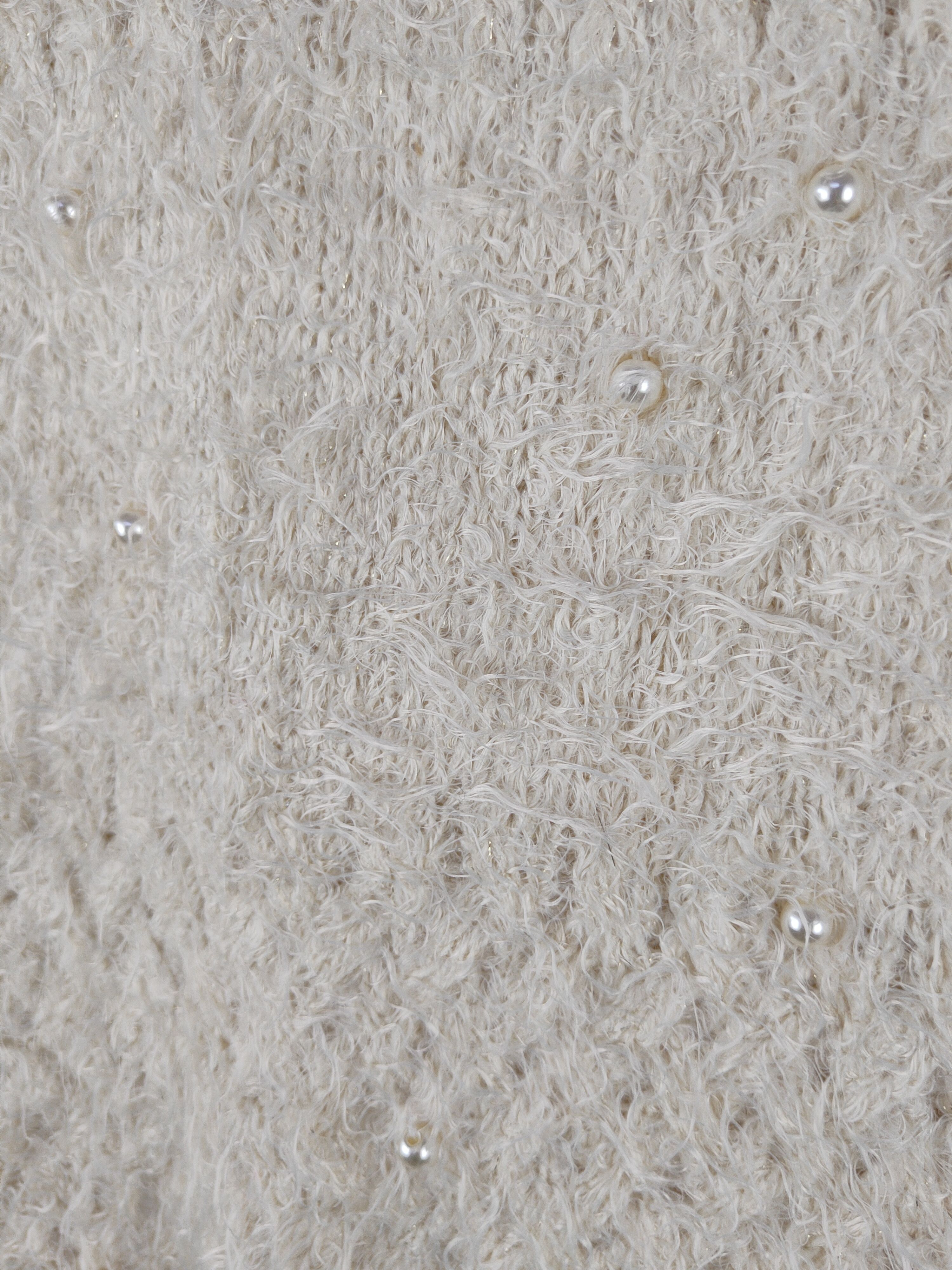 Homespun Knitwear × Japanese Brand Ingni Yellow Shag Shaggy Fur Mohair Knitwear #S2083 Size M / US 6-8 / IT 42-44 - 2 Thumbnail