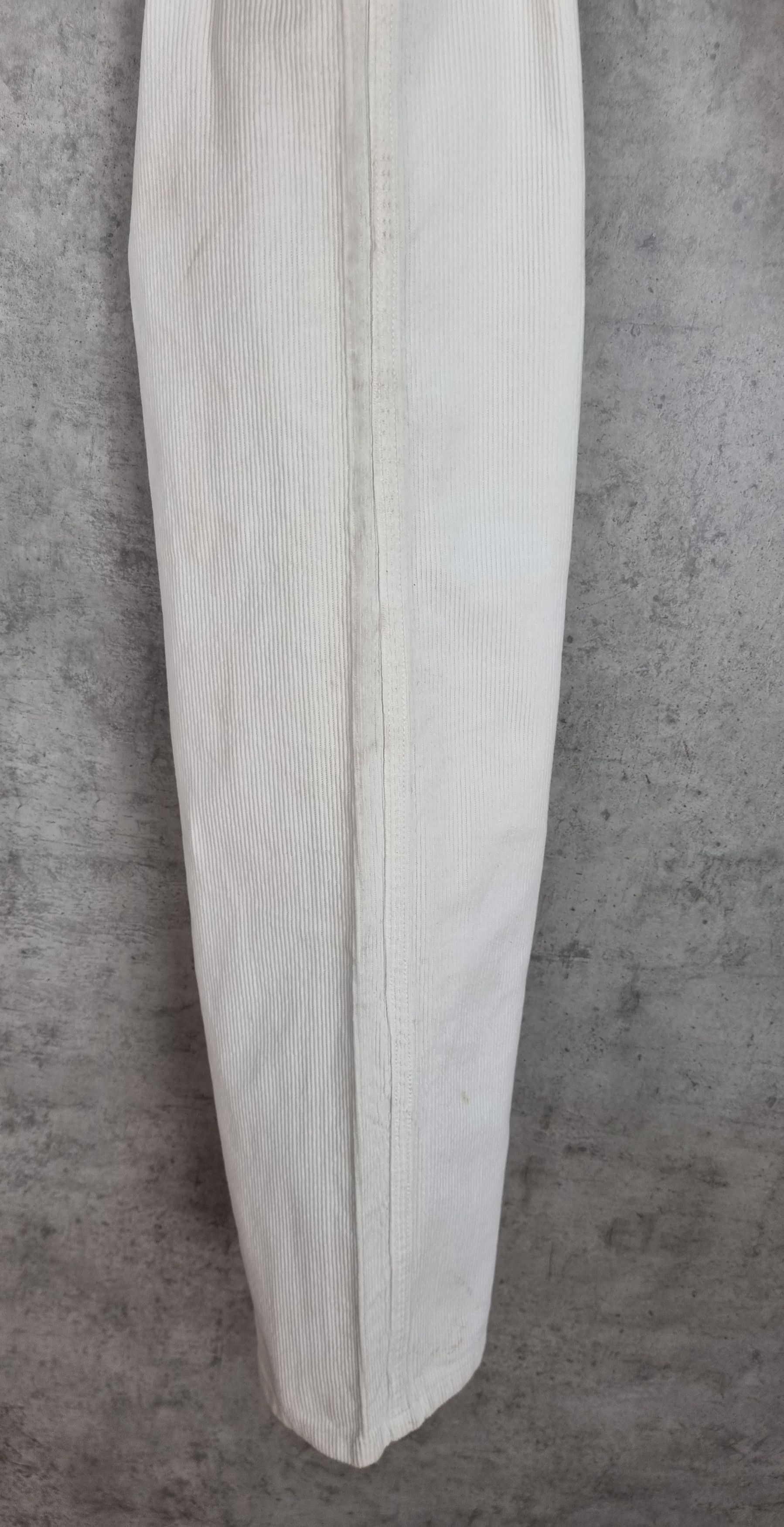 Stone Island × Vintage Dirty Corduroy Stone Island White Slim Fit Pants Size US 31 - 16 Thumbnail