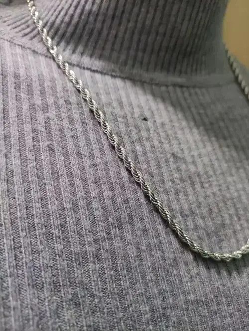 Vintage Punk gothic necklace vintage chain Size ONE SIZE - 4 Thumbnail