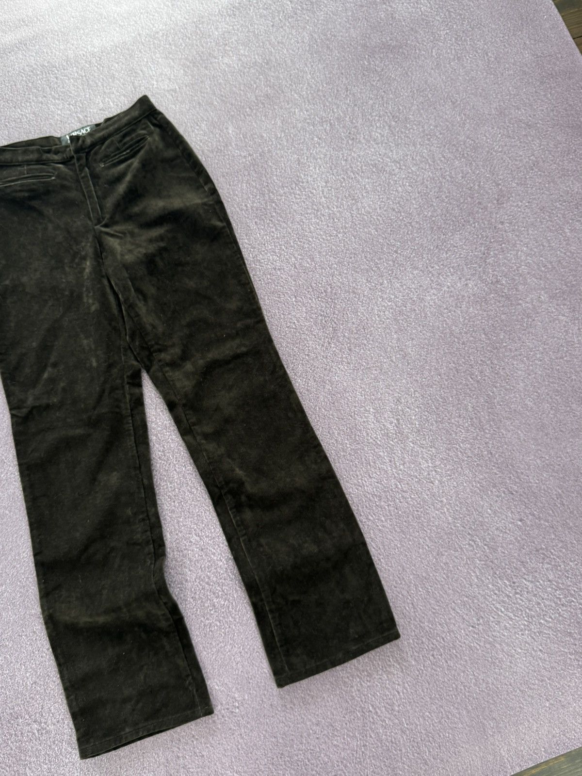 Versace Versace Early 90’s Corduroy Luxury Y2K Cowgirl Pants Size 26" / US 2 / IT 38 - 6 Thumbnail