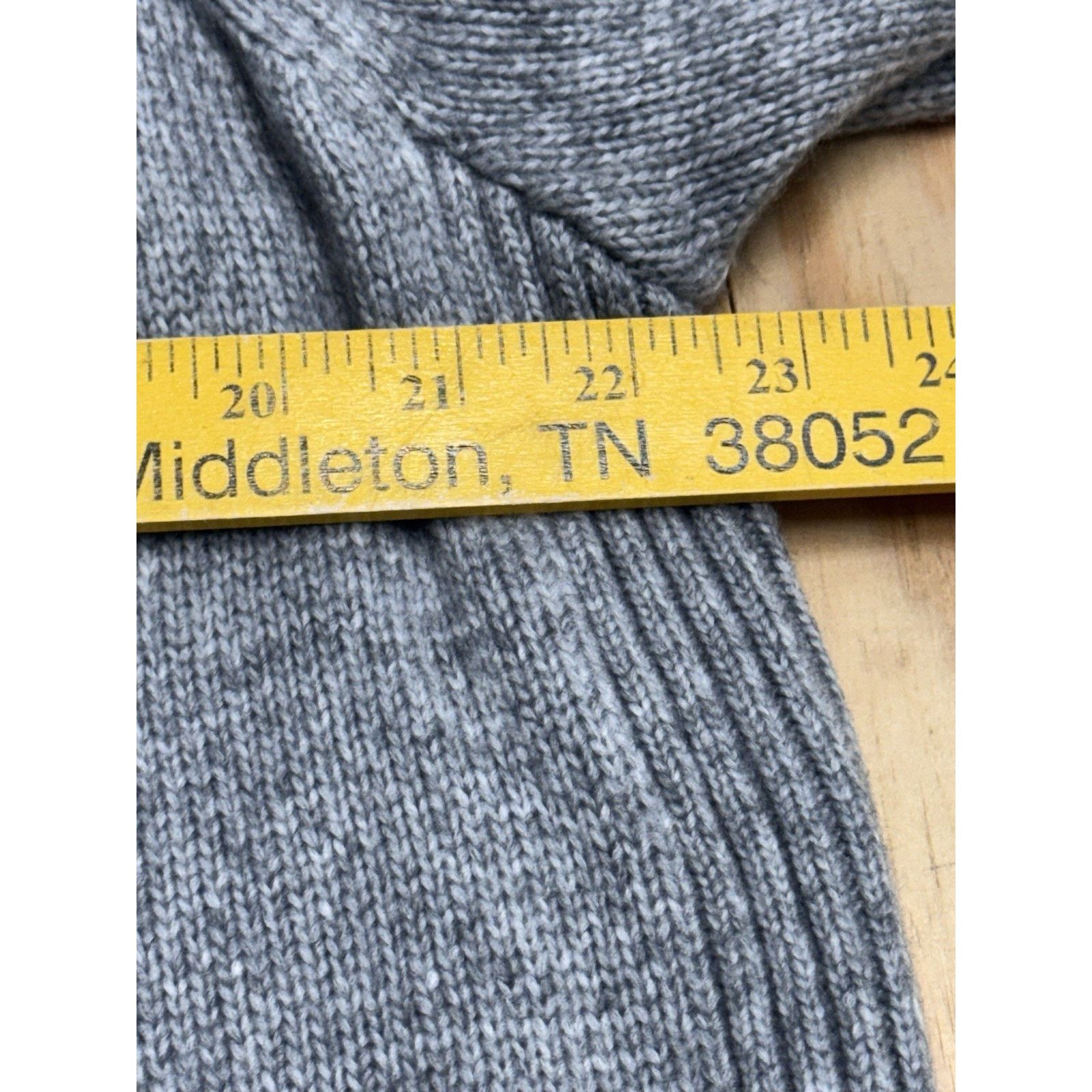 Croft & Barrow CROFT & BARROW Women’s Gray Slit Mock Neck Button Collar XL Size XL / US 12-14 / IT 48-50 - 11 Thumbnail