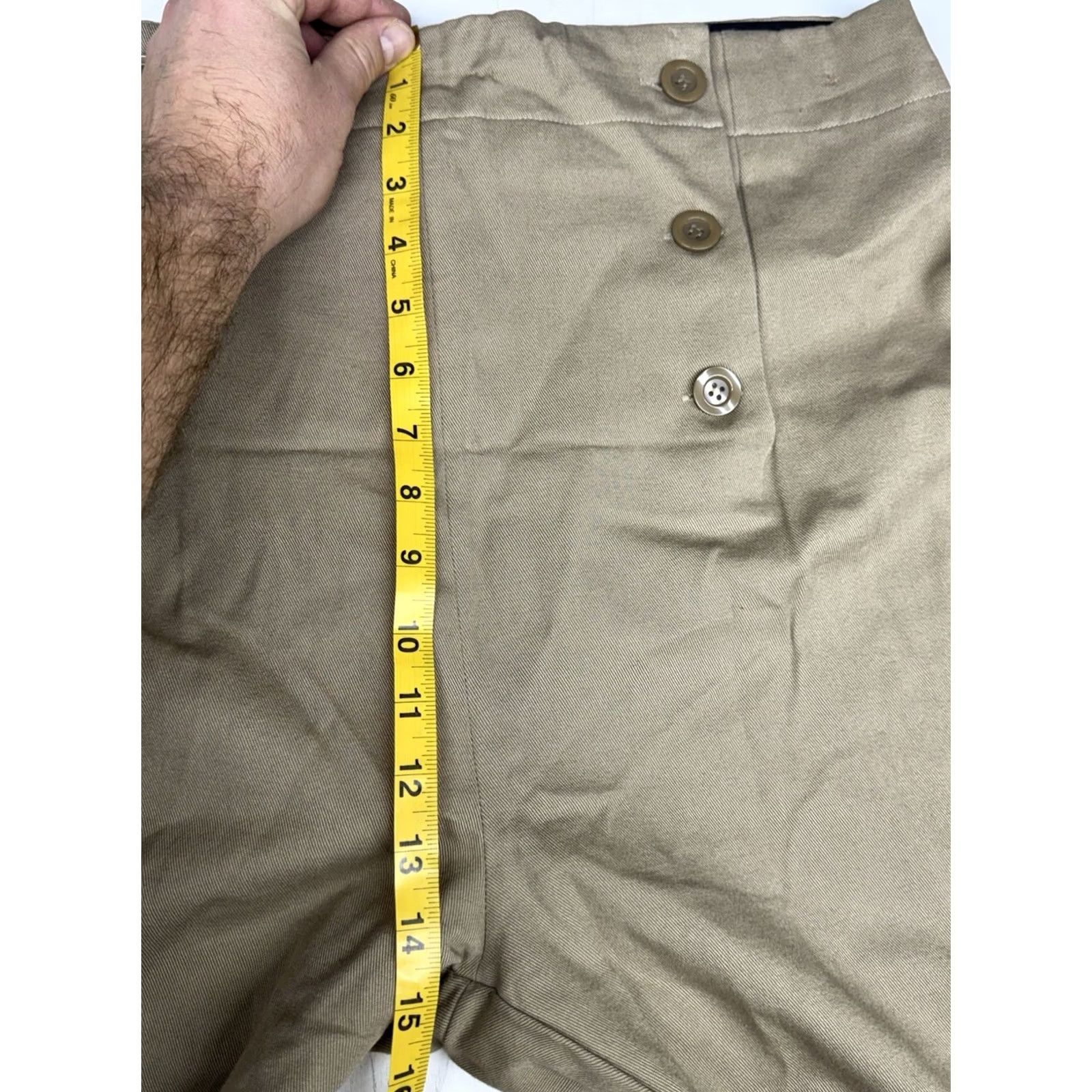 Vintage HISTORICAL EMPORIUM Khaki Pants 36x30 Chino Straight 5-Pocket Men Beige Cotton High Rise Front Zipper Button Shirt? Size US 36 / EU 52 - 7 Thumbnail