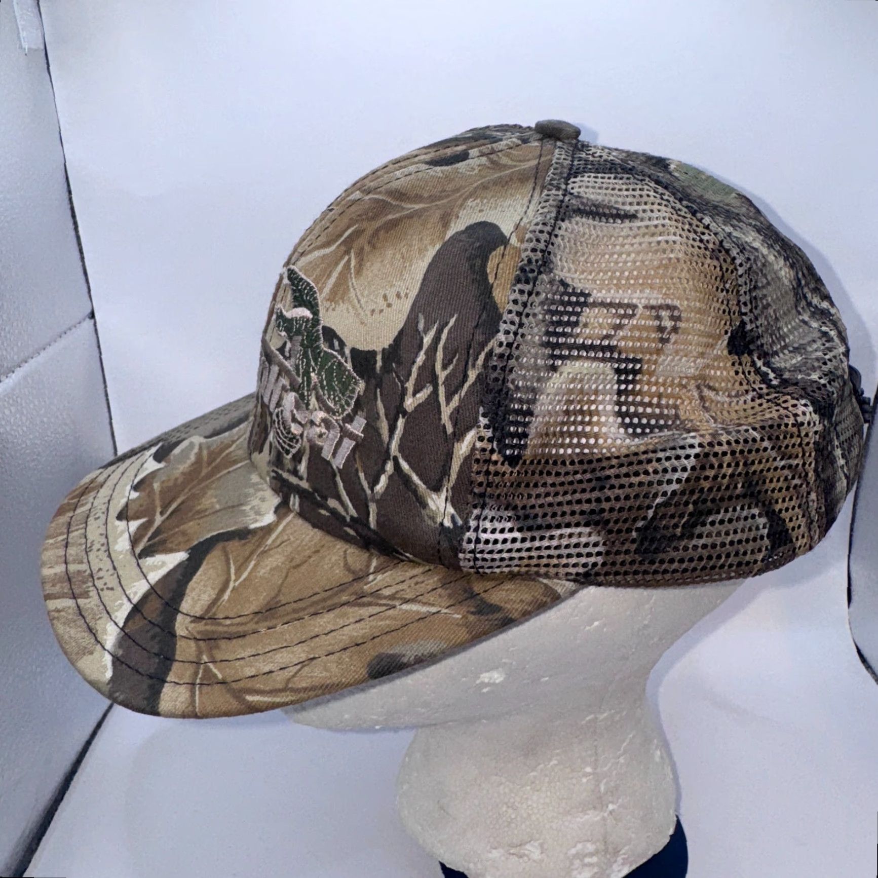 Vintage VINTAGE thalhimer Camo Realtree Snapback Trucker Hat USA Brown Adjustable Men Cap Size ONE SIZE - 2 Thumbnail