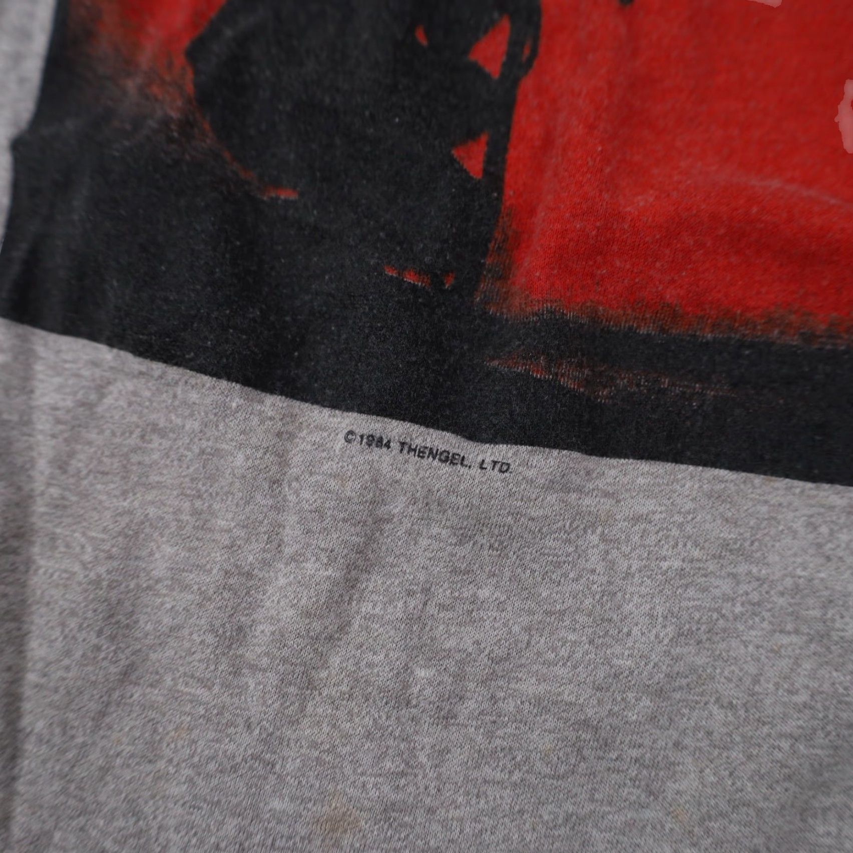 Vintage VINTAGE 1984 U2 "Under a Blood Red Sky" Mens Large Graphic Band Tee Gray Size US L / EU 52-54 / 3 - 6 Thumbnail
