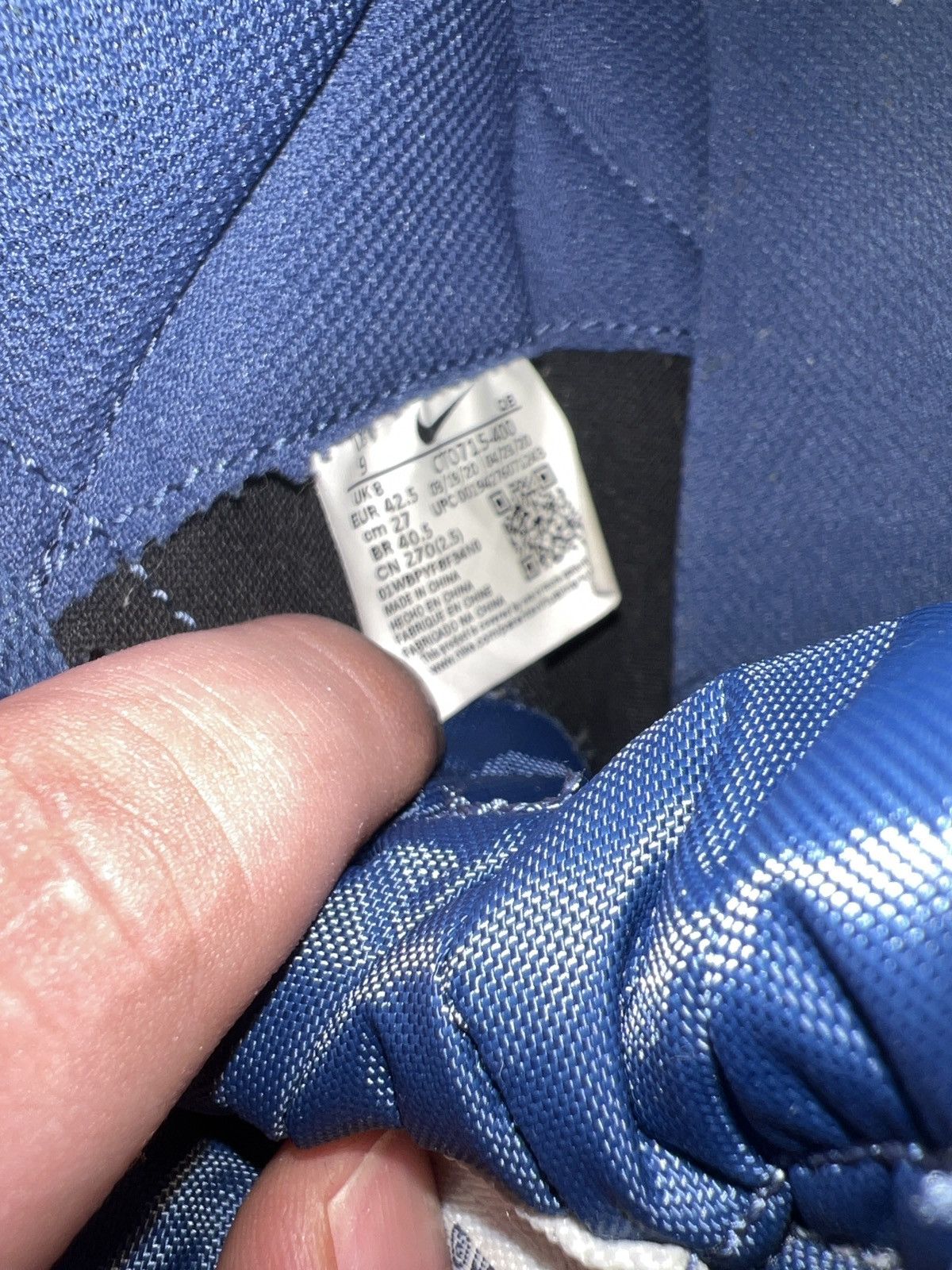 Nike Nike Blazer High "Sashiko" Blue Size US 9 / EU 42 - 6 Thumbnail