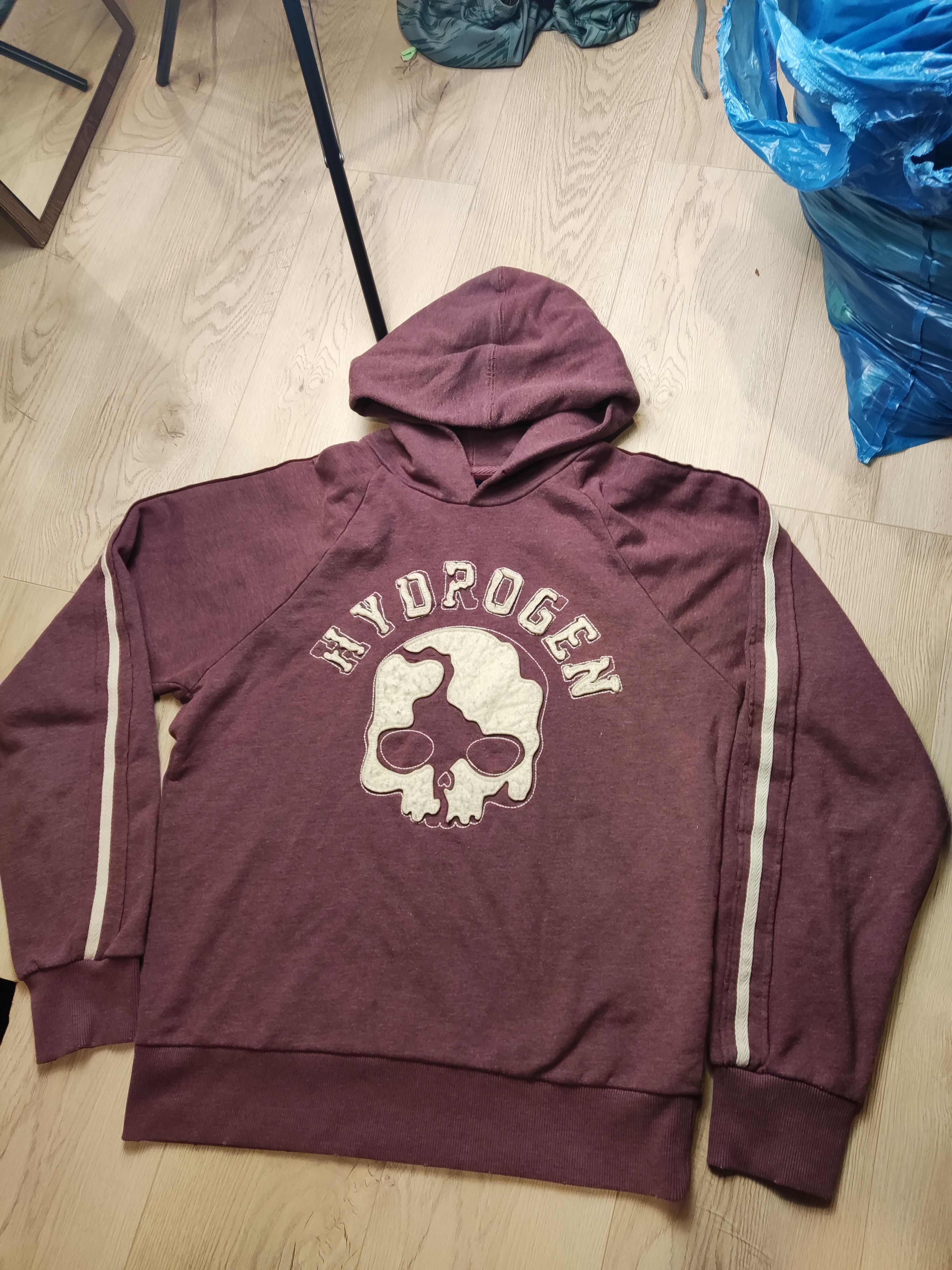 Hysteric Glamour HYDROGEN PATCHWORK SKULL HOODIES SWEATSHIRT Size US L / EU 52-54 / 3 - 10 Thumbnail