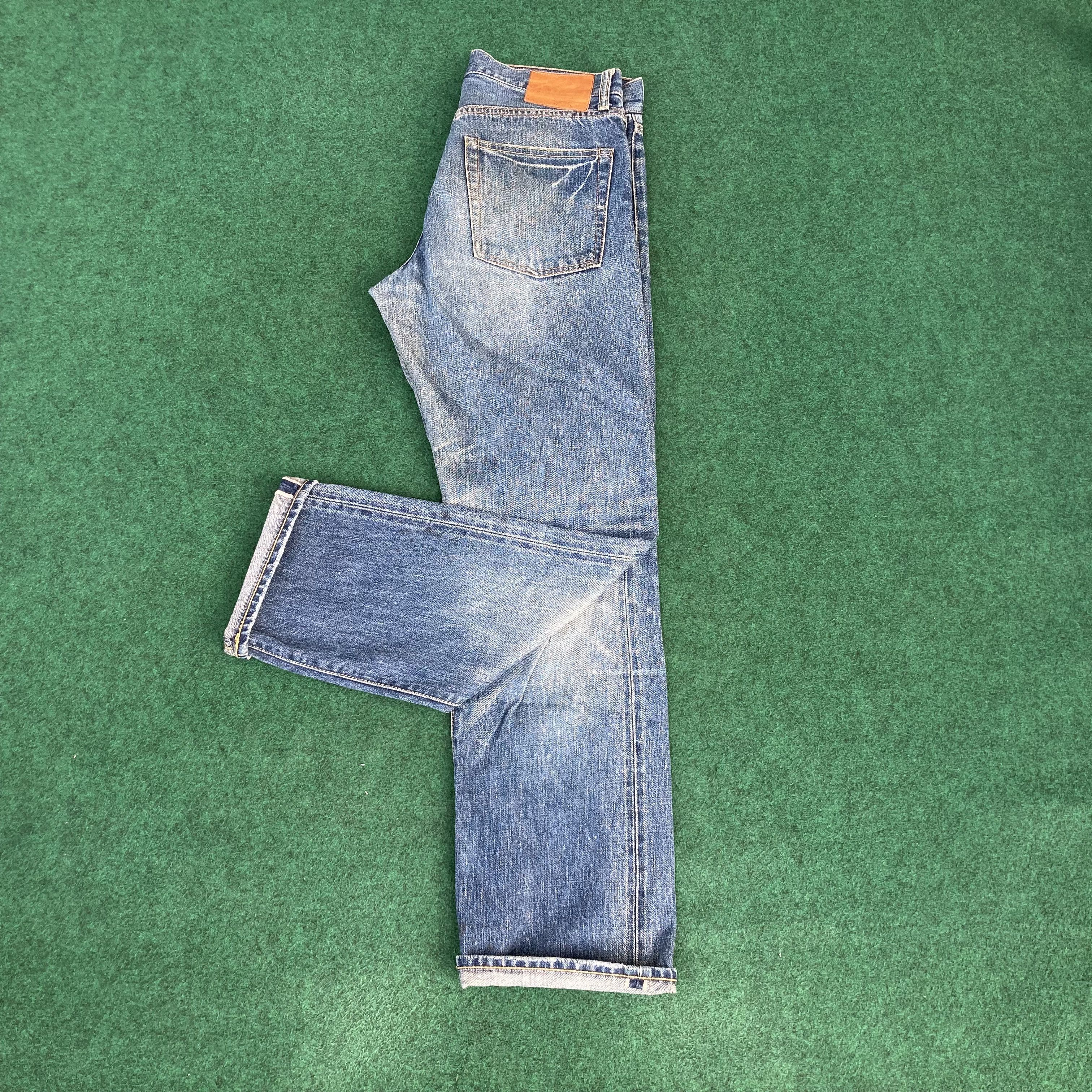 Journal Standard 30x30 Vtg Journal Standard Selvedge Faded Denim Blue Jeans Size US 30 / EU 46 - 1 Thumbnail