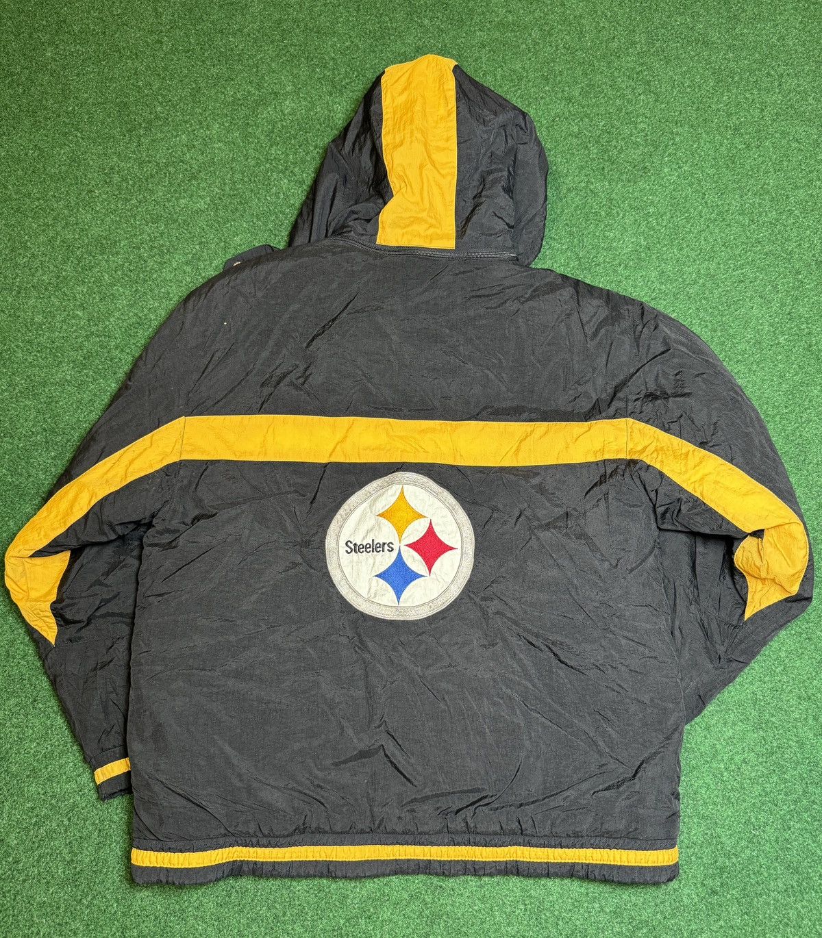 NFL × Starter × Vintage Vintage 90s Pittsburgh Steelers Retro Starter Puffer Jacket Size US S / EU 44-46 / 1 - 2 Thumbnail