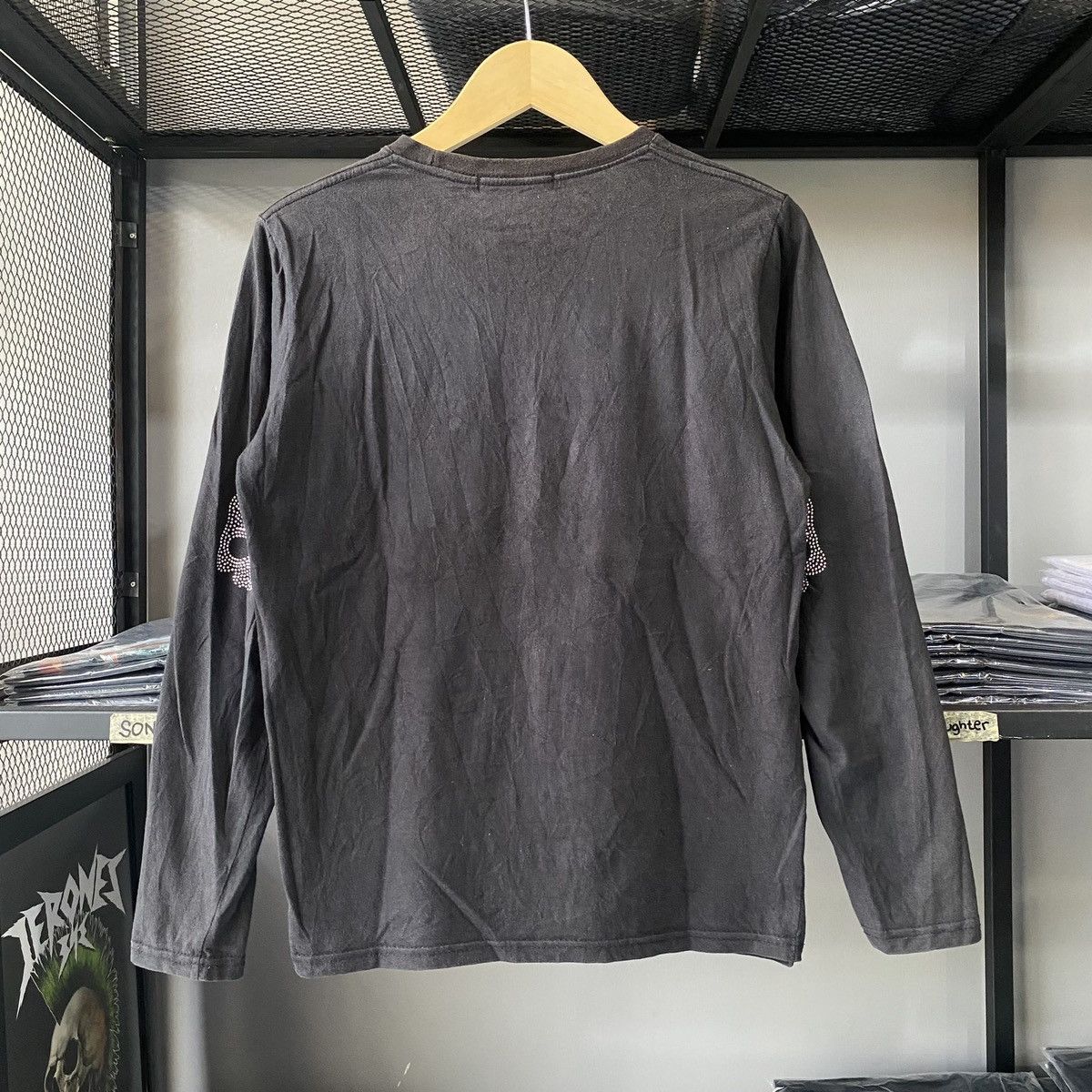 HYDROGEN × Japanese Brand Hydrogen Italy Cross Bone Skull Logo Long Sleeve Size US L / EU 52-54 / 3 - 11 Thumbnail