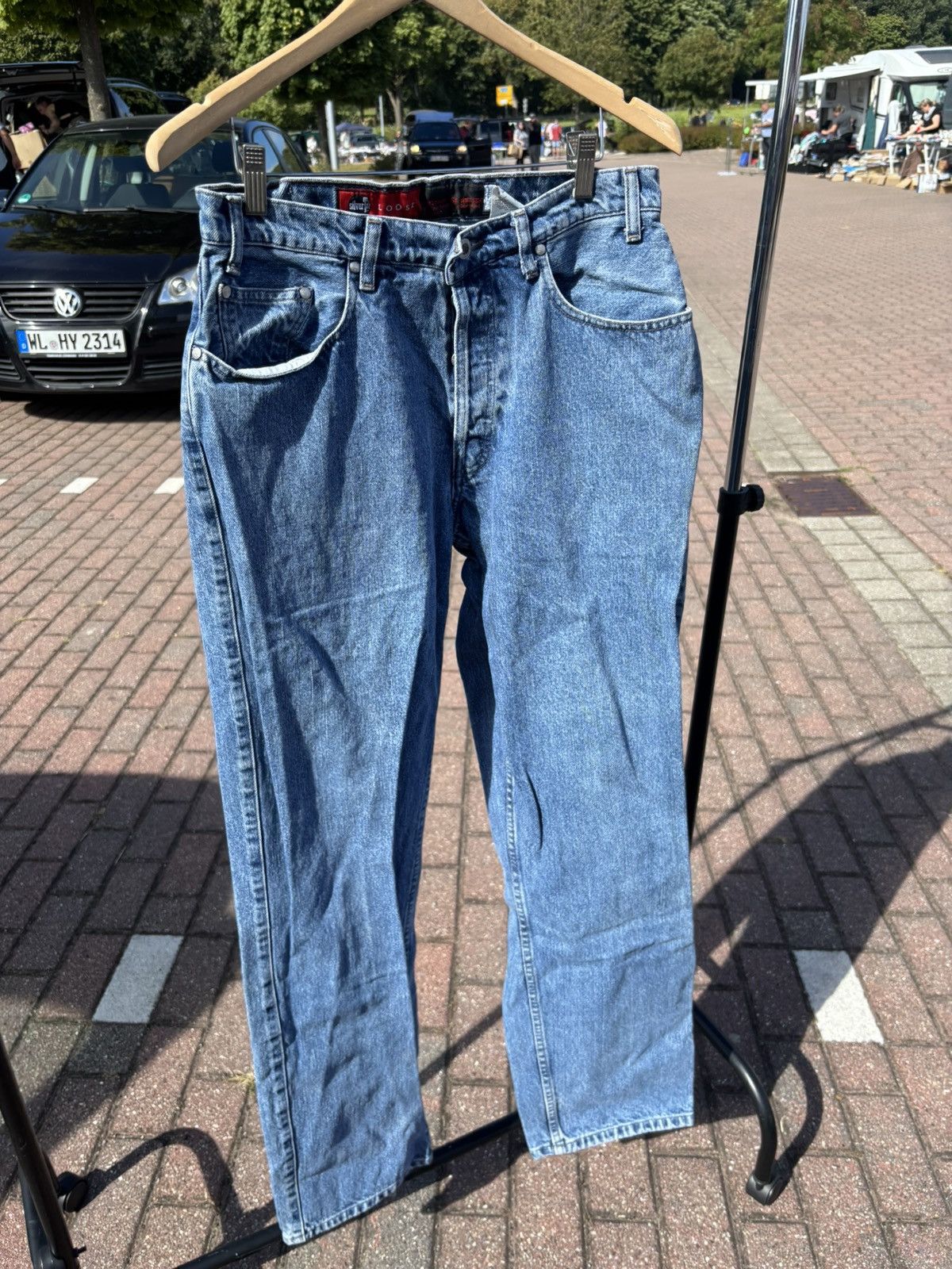 Levi's Vintage Clothing Levis Silver Tab Vintage Jeans W33 L34 Knopfleiste USA Size US 33 - 2 Thumbnail
