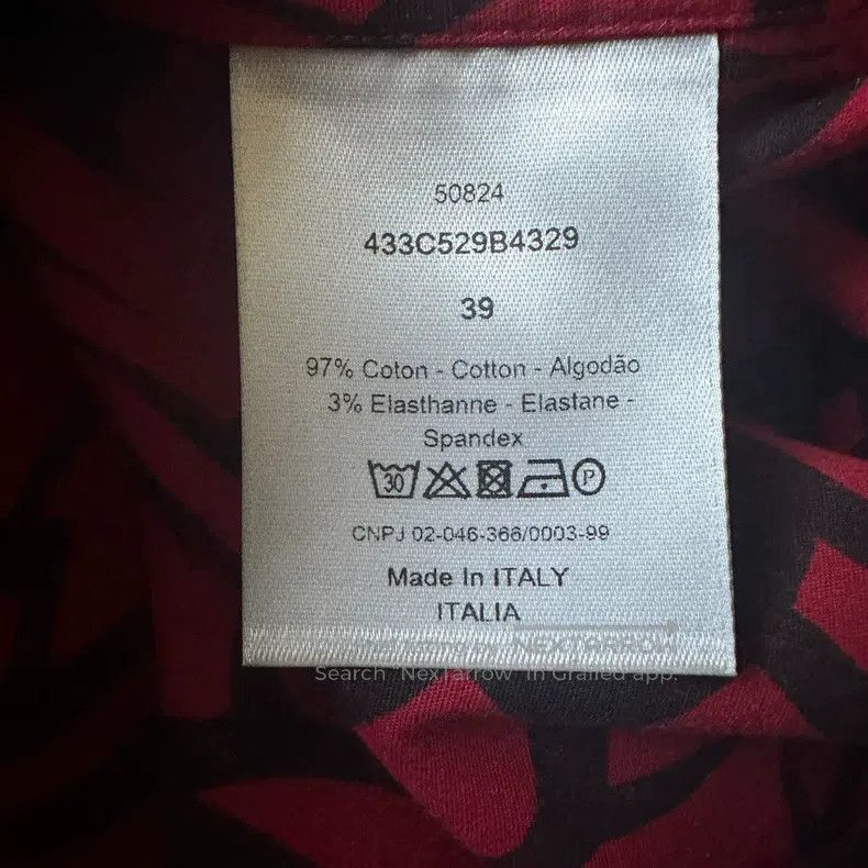 Dior Dior Size39 Dior Homme 18fw Black and Red Thorn Little Bee Size US XXS / EU 40 - 6 Thumbnail