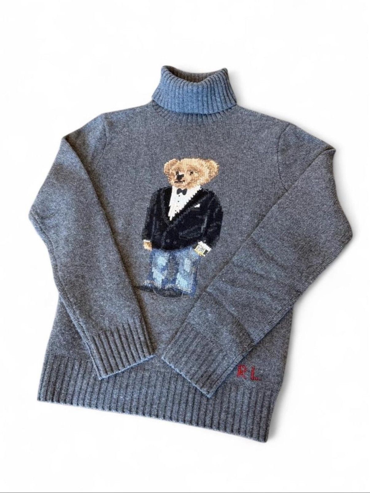 Polo Ralph Lauren Polo Ralph Lauren Polo Bear Tuxedo Turtleneck Size S Size US S / EU 44-46 / 1 - 2 Thumbnail