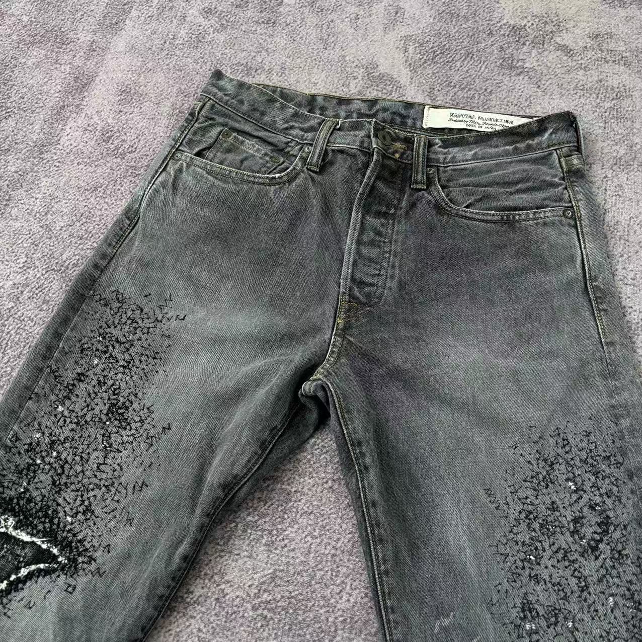 Kapital Kapital 14oz 5p Monkey Cisco Distressed Denim Jeans *size 30 Size US 30 / EU 46 - 4 Thumbnail