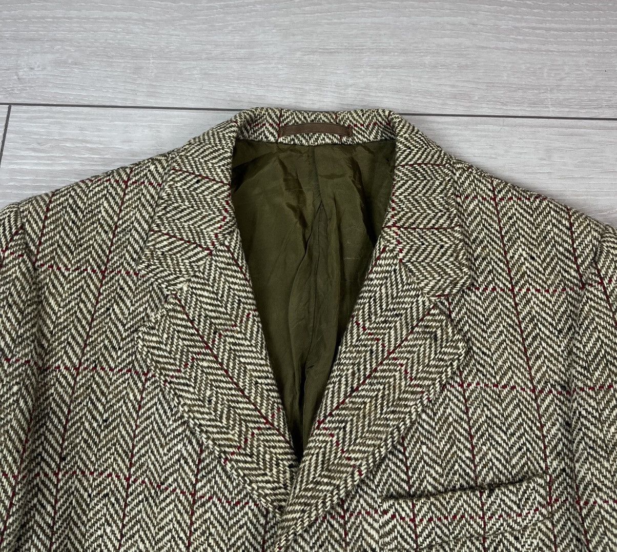 Burberry Burberrys Vintage 80s Irish Tweed Blazer Jacket Size 40R - 8 Thumbnail