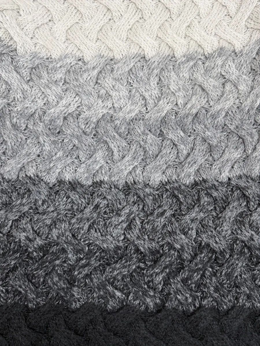 Emporio Armani 2000 Emporio Armani Grey Wool Layers Gradient Sweater Size US M / EU 48-50 / 2 - 6 Thumbnail