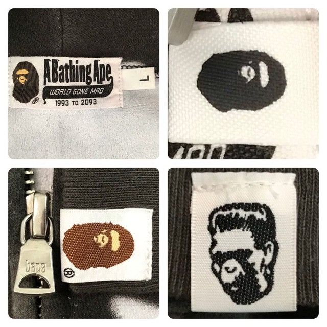 Bape BAPE LIQUID CAMO SHARK FULL ZIP HOODIE a bathing ape Size US L / EU 52-54 / 3 - 7 Thumbnail