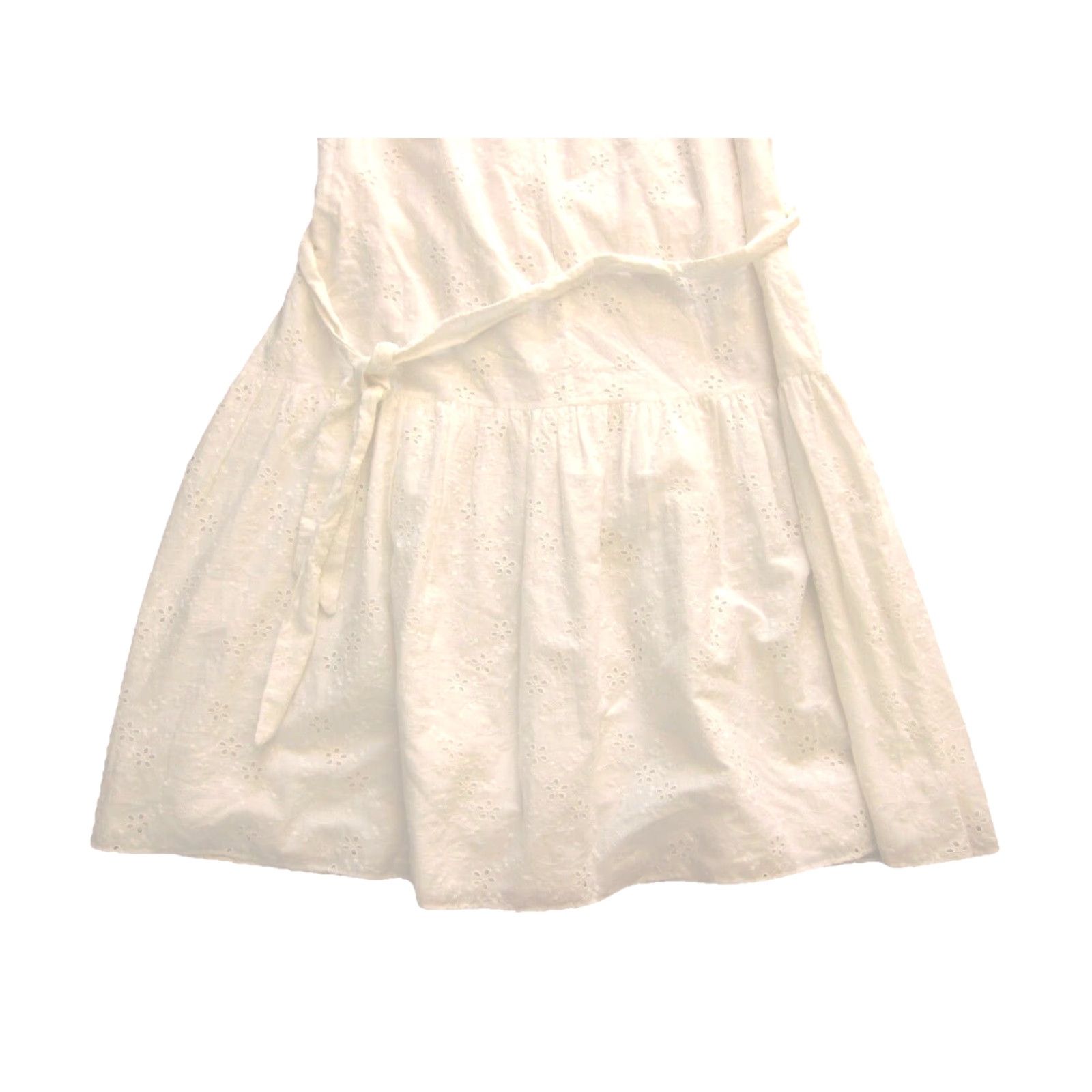 Vintage VINTAGE NWT Alex Marie Thaliana Eyelet White Cotton Floral Cottage Smock Dress 16 Size XXL / US 16-18 / IT 52-54 - 6 Thumbnail