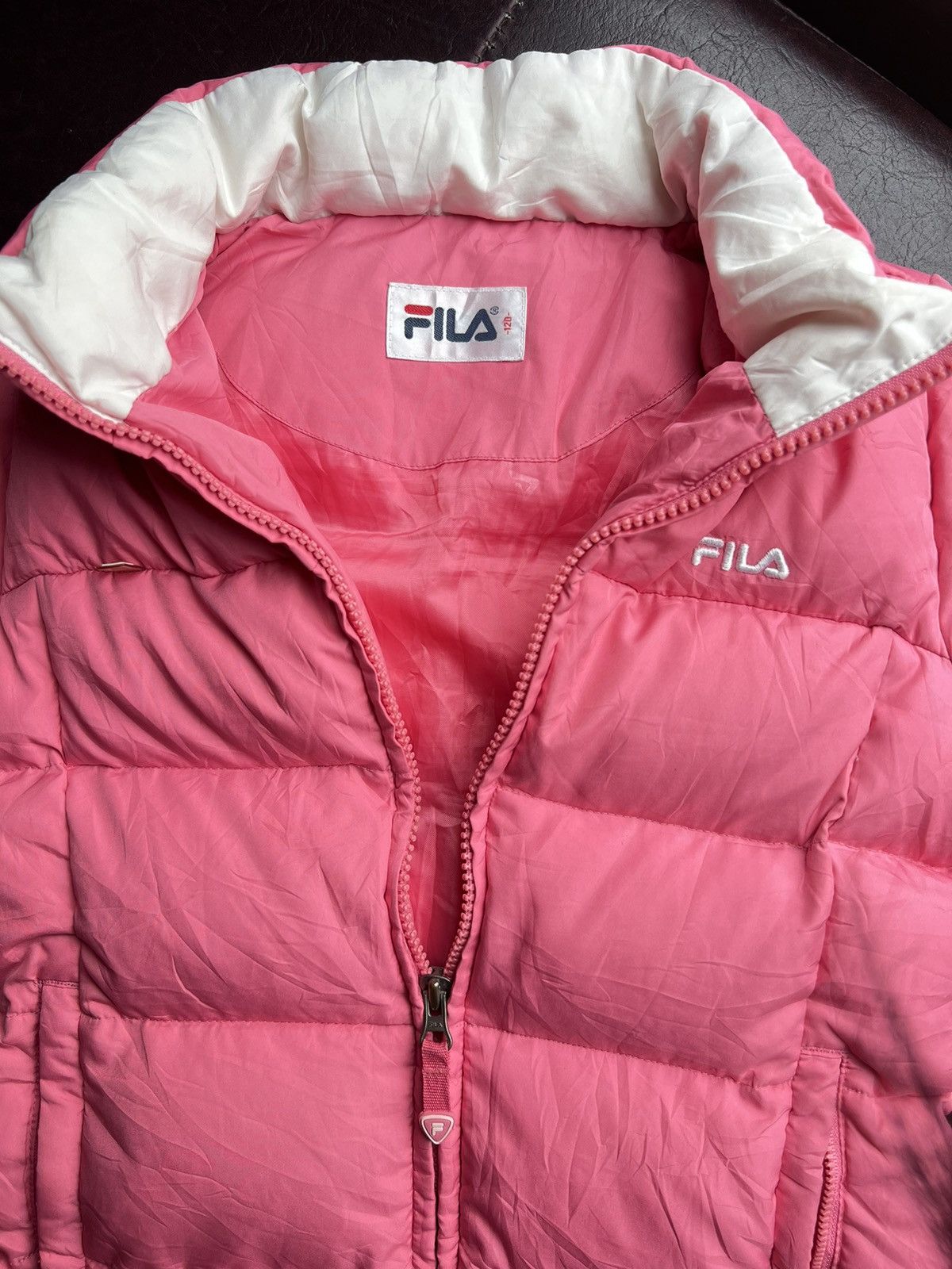 Fila Vintage Y2K Fila puffer top🎀💗👩🏻‍🎤 Size S / US 4 / IT 40 - 7 Thumbnail