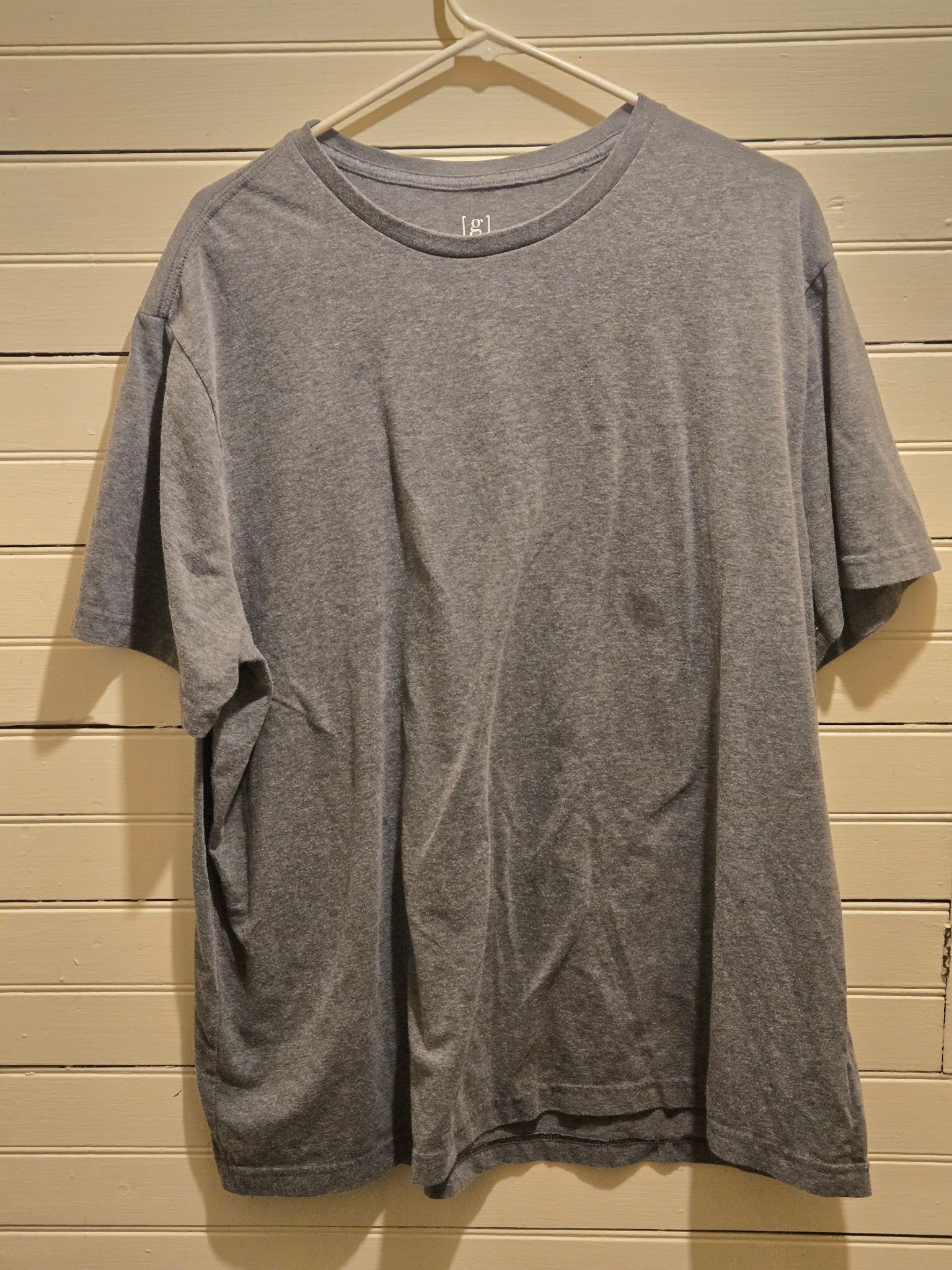 George George Shirt Mens 2XL Gray Short Sleeve Crew Neck Basic Tee Size US XXL / EU 58 / 5 - 1 Thumbnail