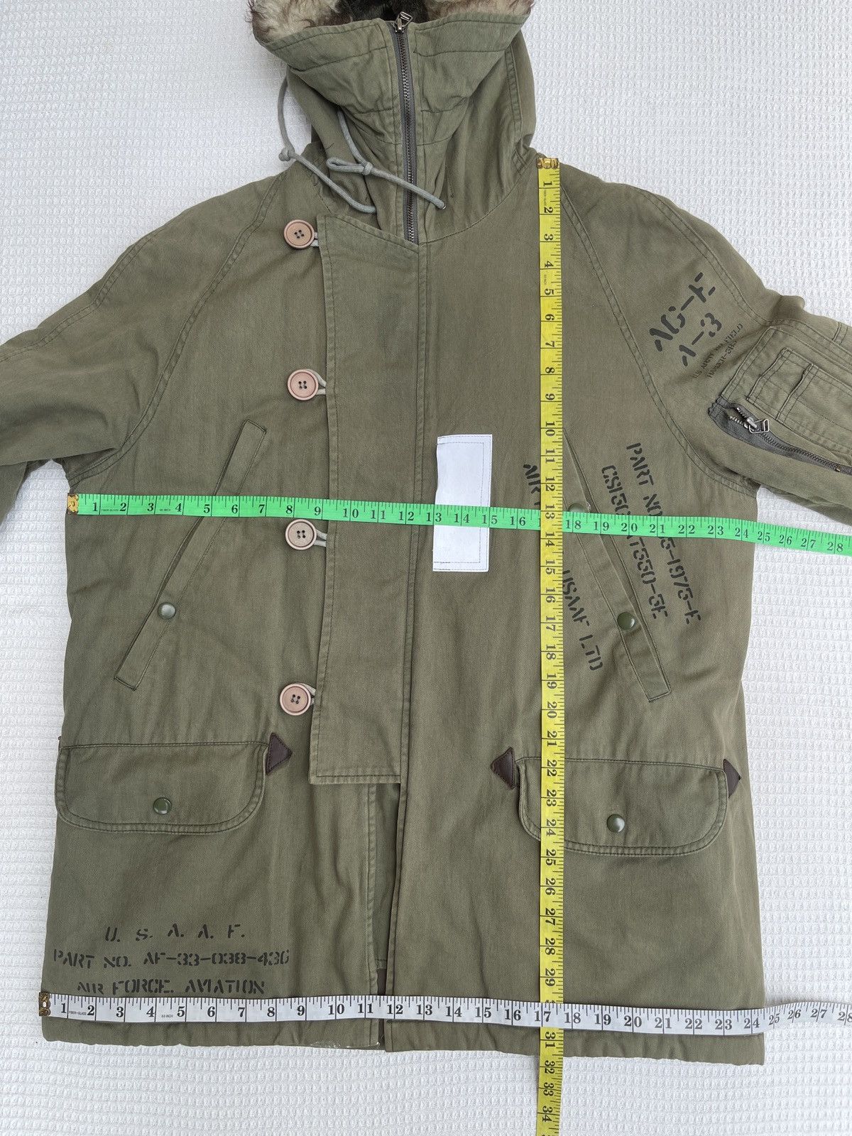 Vintage Last Drop🔥Rare🔥Vtg USAAF Us Army Cold Weather Parka Jacket Size US XL / EU 56 / 4 - 19 Thumbnail
