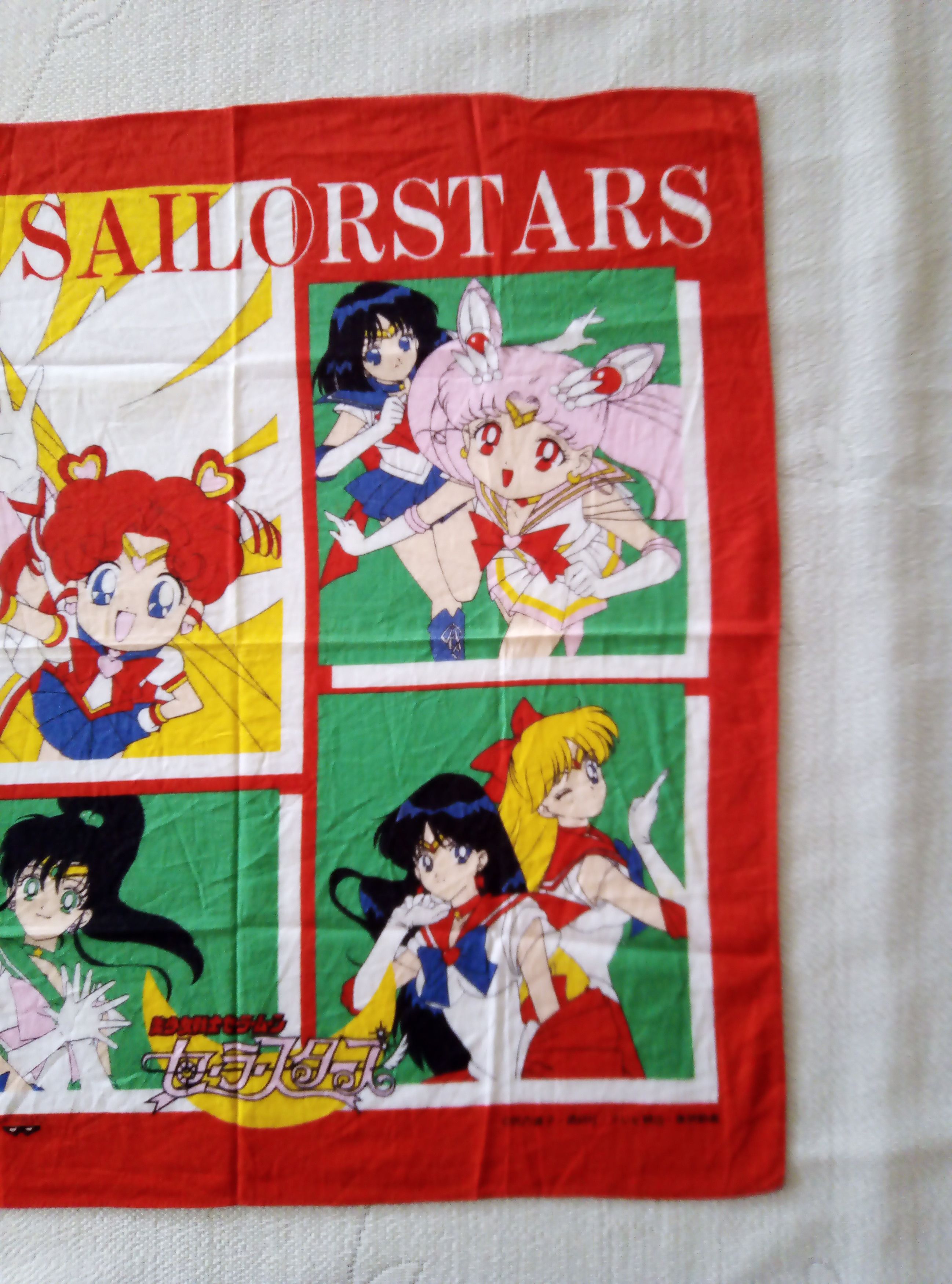 Anime RARE 1996 sailormoon vintage bandana handkerchief Size ONE SIZE - 2 Thumbnail