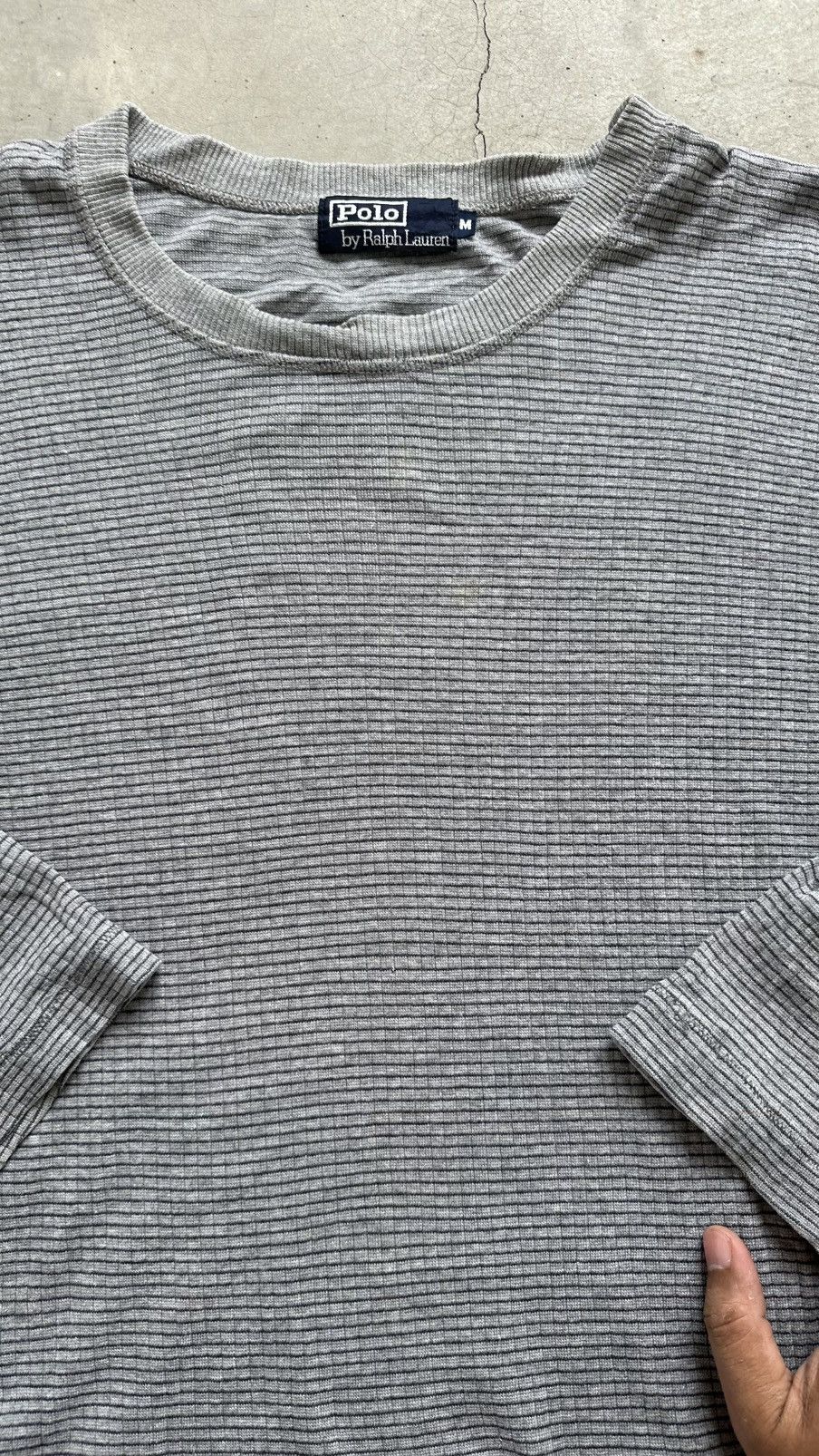 Polo Ralph Lauren × Vintage VINTAGS POLO RALPH LAUREN WAFFLE TEE Size US M / EU 48-50 / 2 - 3 Thumbnail