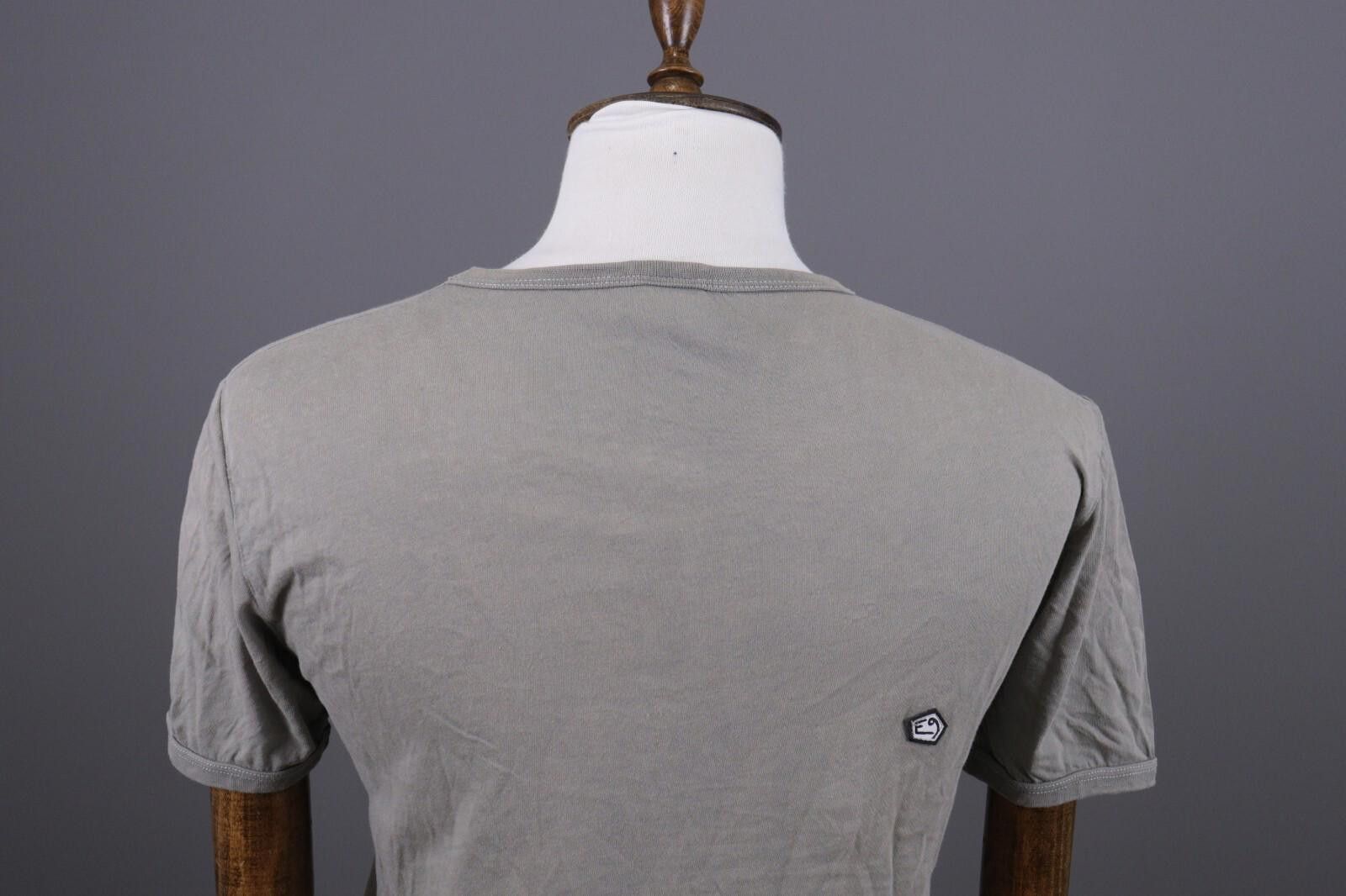 Designer E9 Gray Big Logo Short Sleeve Summer T-Shirt Size M Size US M / EU 48-50 / 2 - 10 Thumbnail