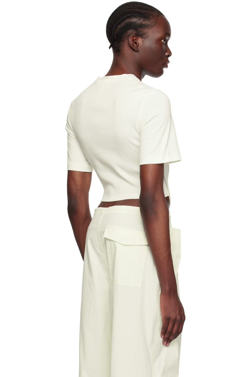 Dion Lee Ivory Corset T-Shirt Size US M / EU 48-50 / 2 - 3 Thumbnail
