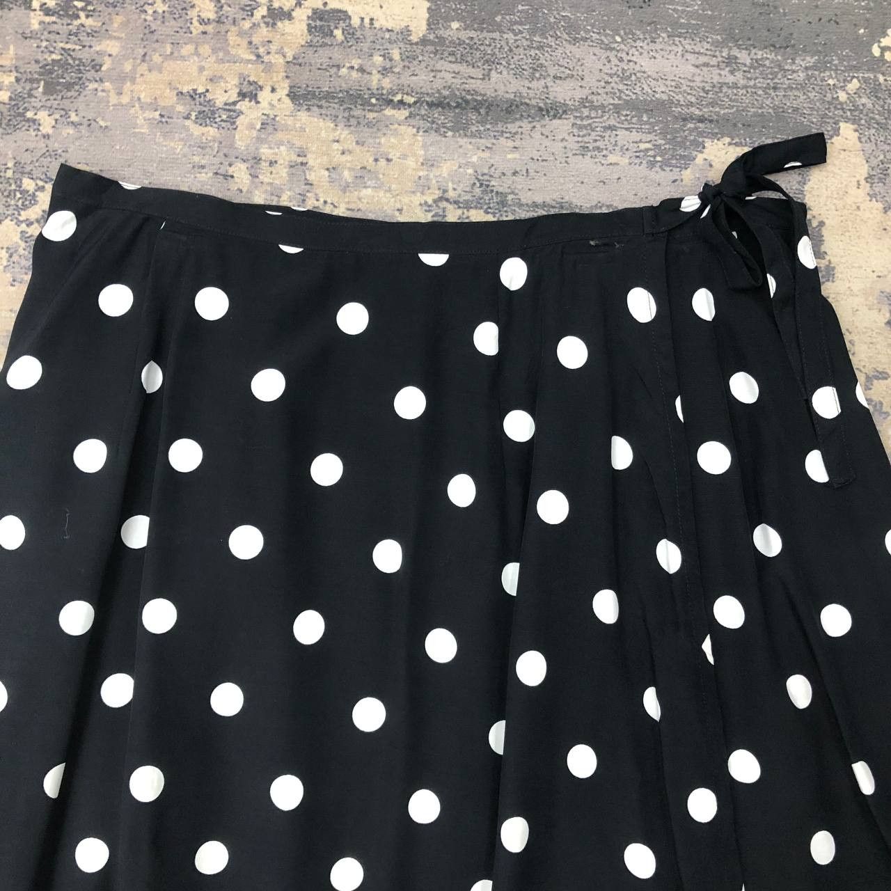 Japanese Brand P840 PARIENNE MADE IN JAPAN POLKA DOT SKIRTS Size 24" / US 00 / IT 34 - 4 Thumbnail