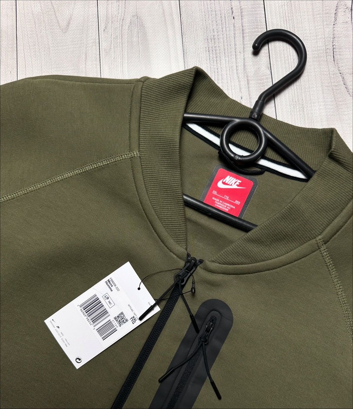 Nike Nike Tech fleece zip jacket size XXL khaki Size US XXL / EU 58 / 5 - 3 Thumbnail