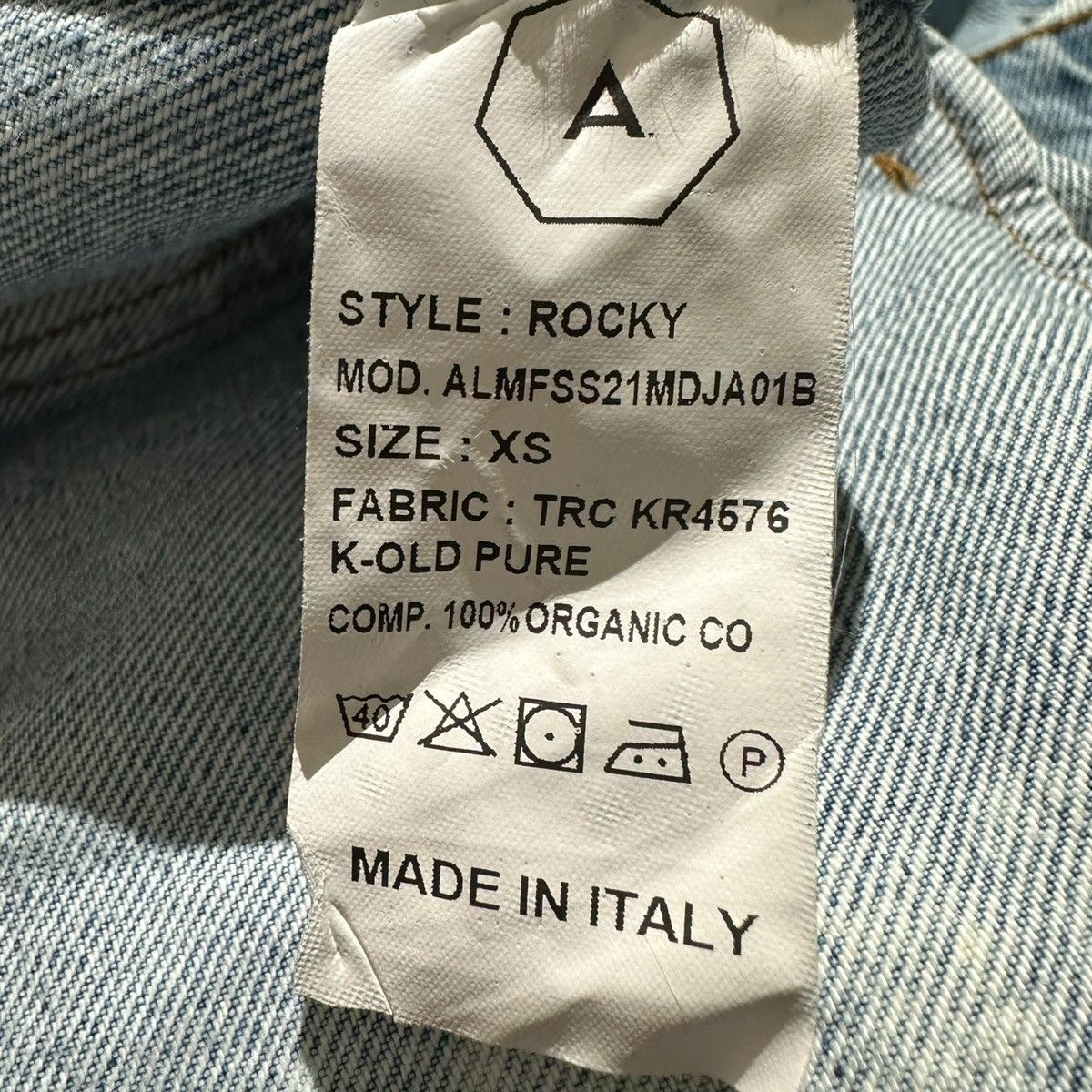 Alchemist Oversized “shit happens” himumimdead denim jacket Size US M / EU 48-50 / 2 - 6 Thumbnail
