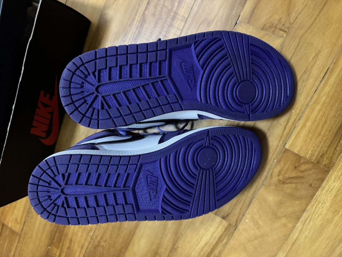 Jordan Brand Air Jordan 1 ‘Court Purple’ Size US 12 / EU 45 - 6 Thumbnail