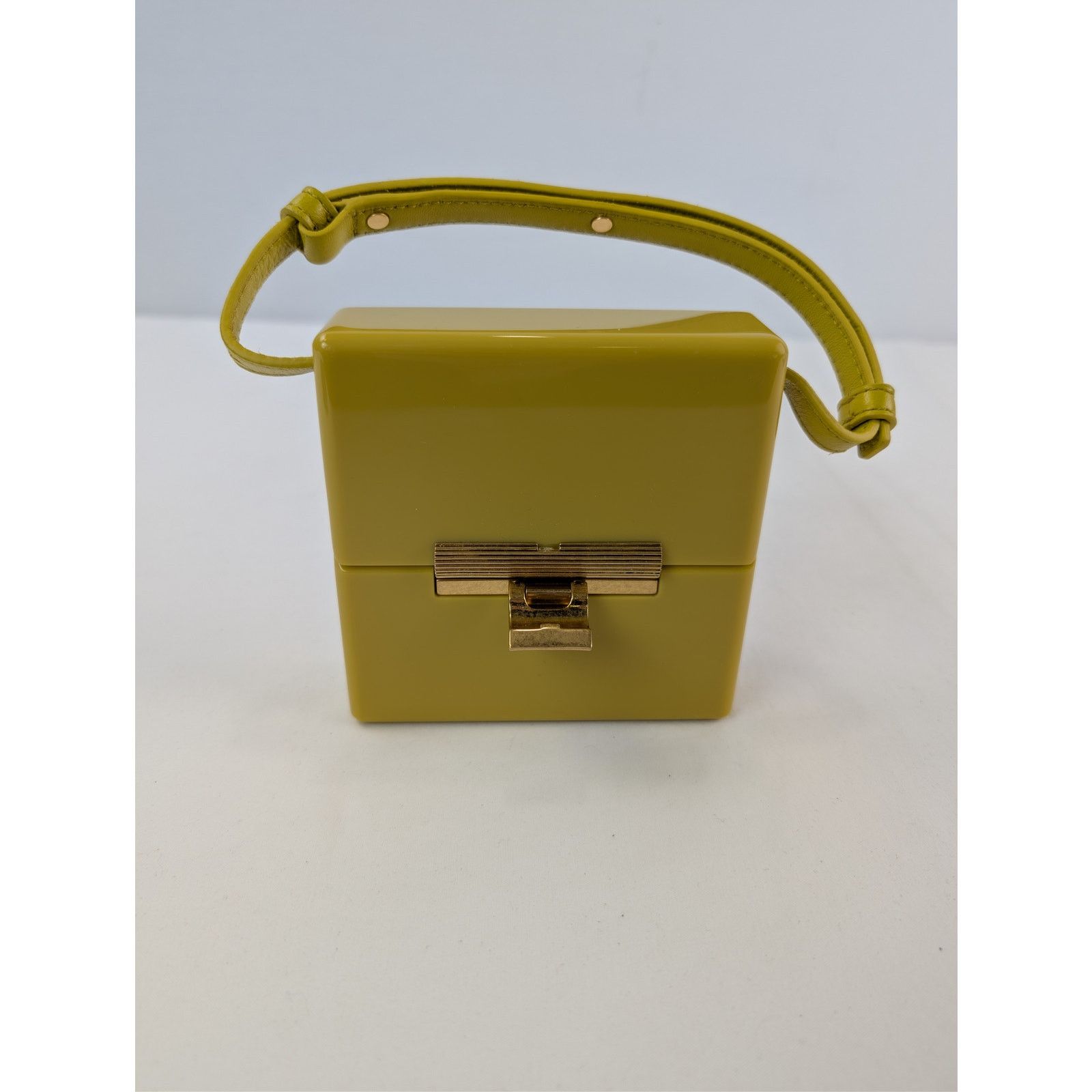 Bottega Veneta o1rshd1 Size: OS / Shiny Leather Mini Bag in Mirabelle-Gold Size ONE SIZE - 12 Thumbnail