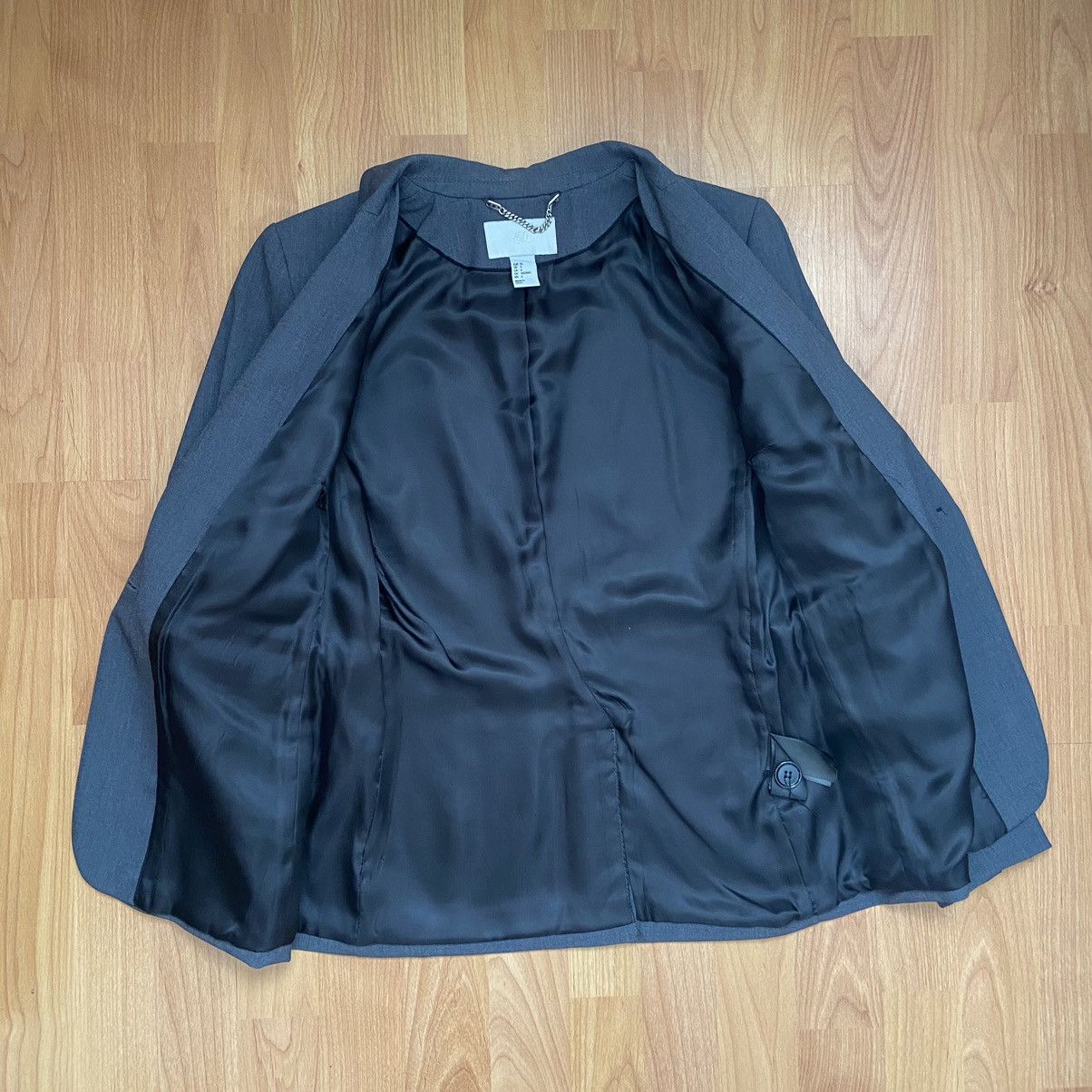 H&M H&M Women’s Gray Blazer/ Jacket Size 6 Size M / US 6-8 / IT 42-44 - 2 Thumbnail