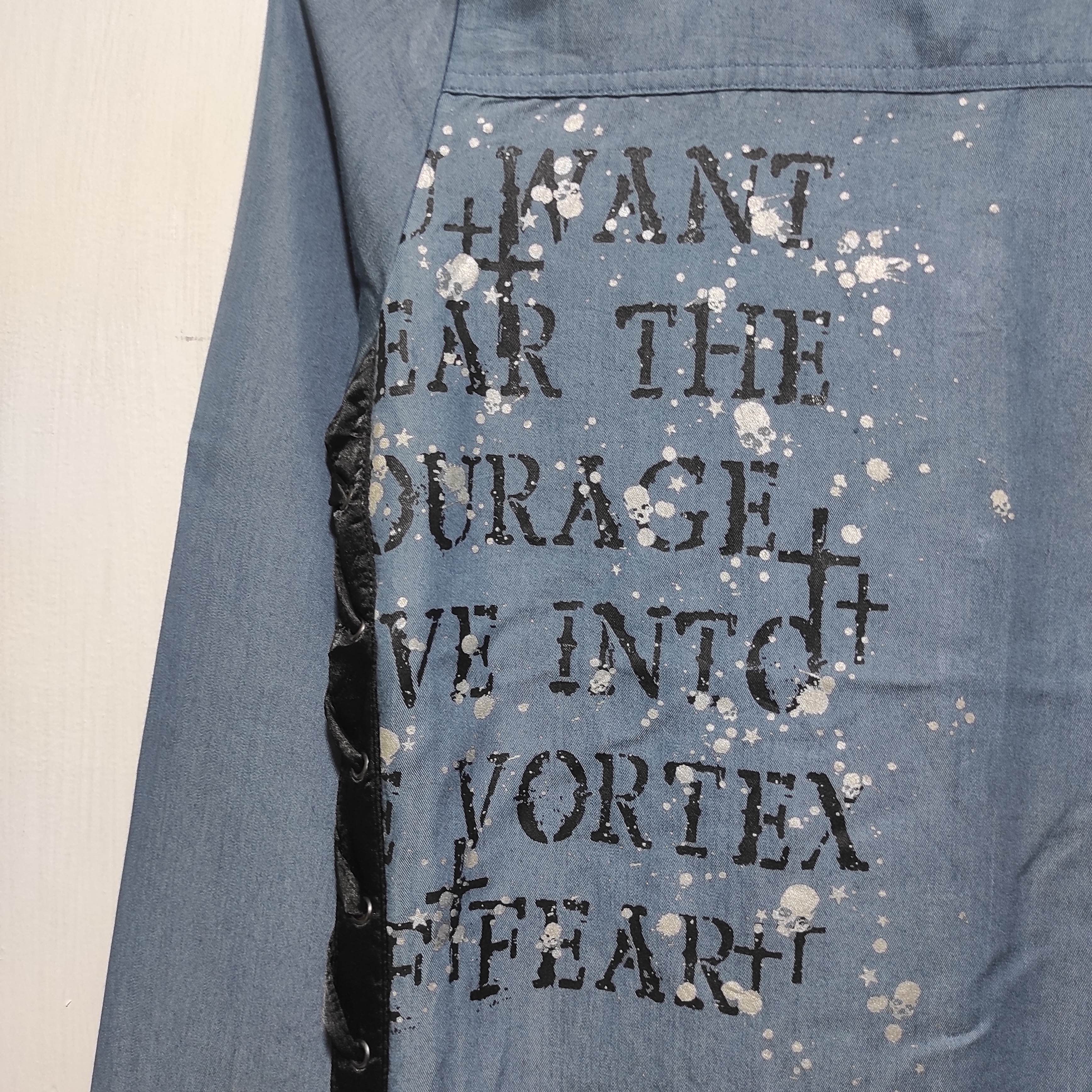 Hysteric Glamour Ghost of Harlem Poem Shirt Button Up i6w9 style Size S / US 4 / IT 40 - 15 Thumbnail