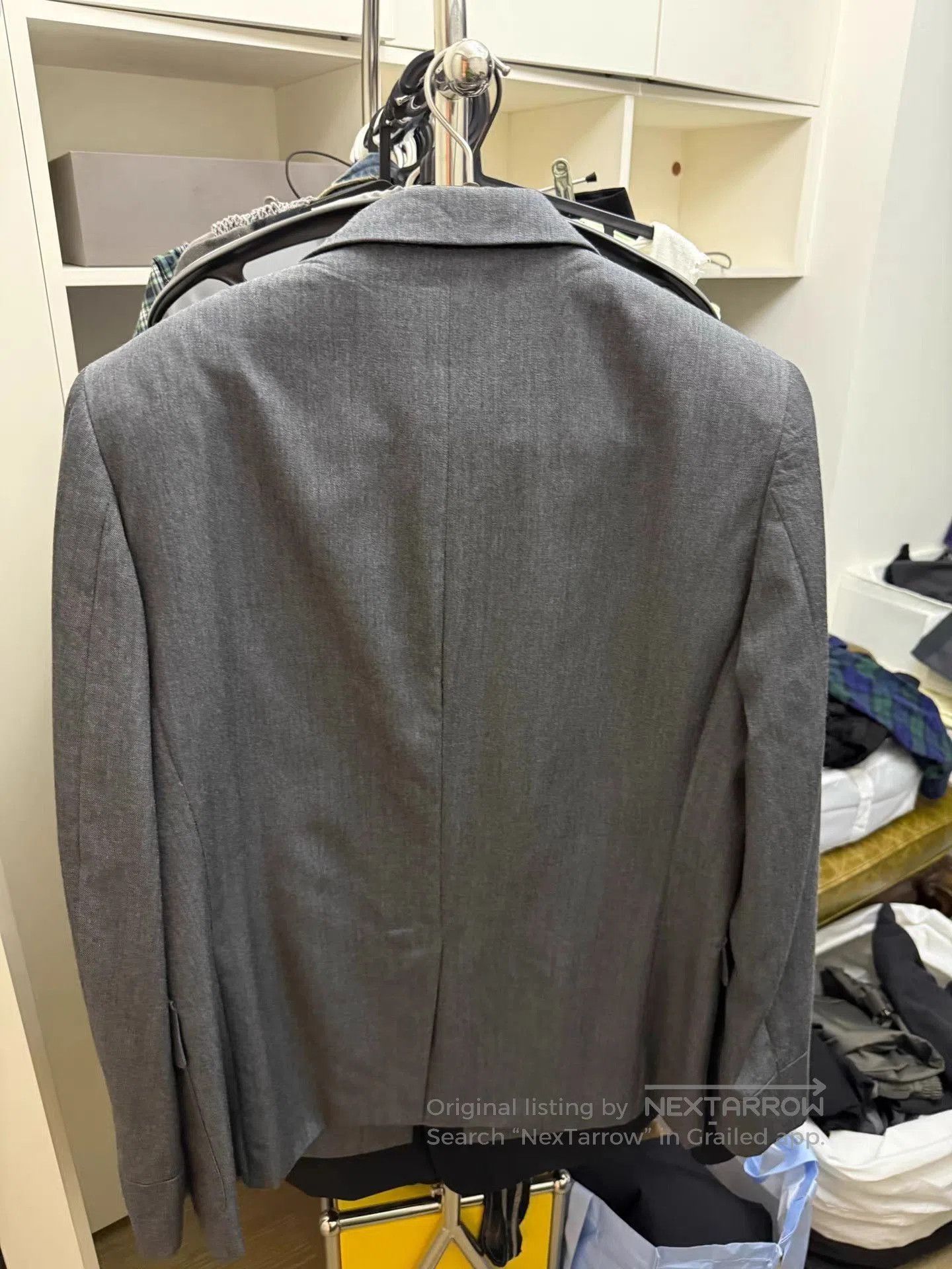 Comme des Garcons Gray Printed Light Jacket with Button Front. Size US M / EU 48-50 / 2 - 2 Thumbnail